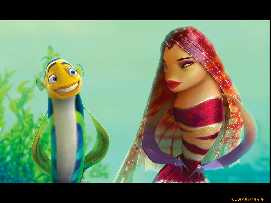 мультфильмы, shark, tale