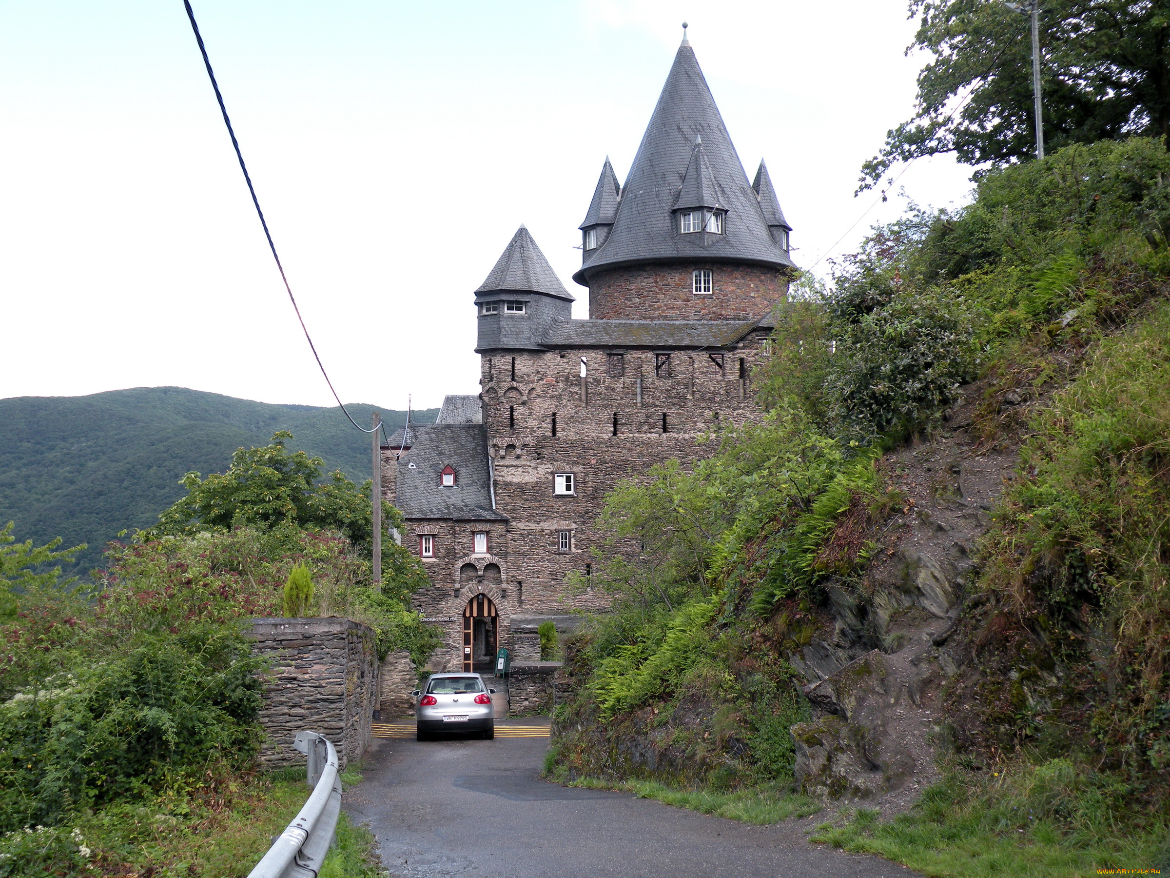 города, дворцы, замки, крепости, germany, stahleck, castle