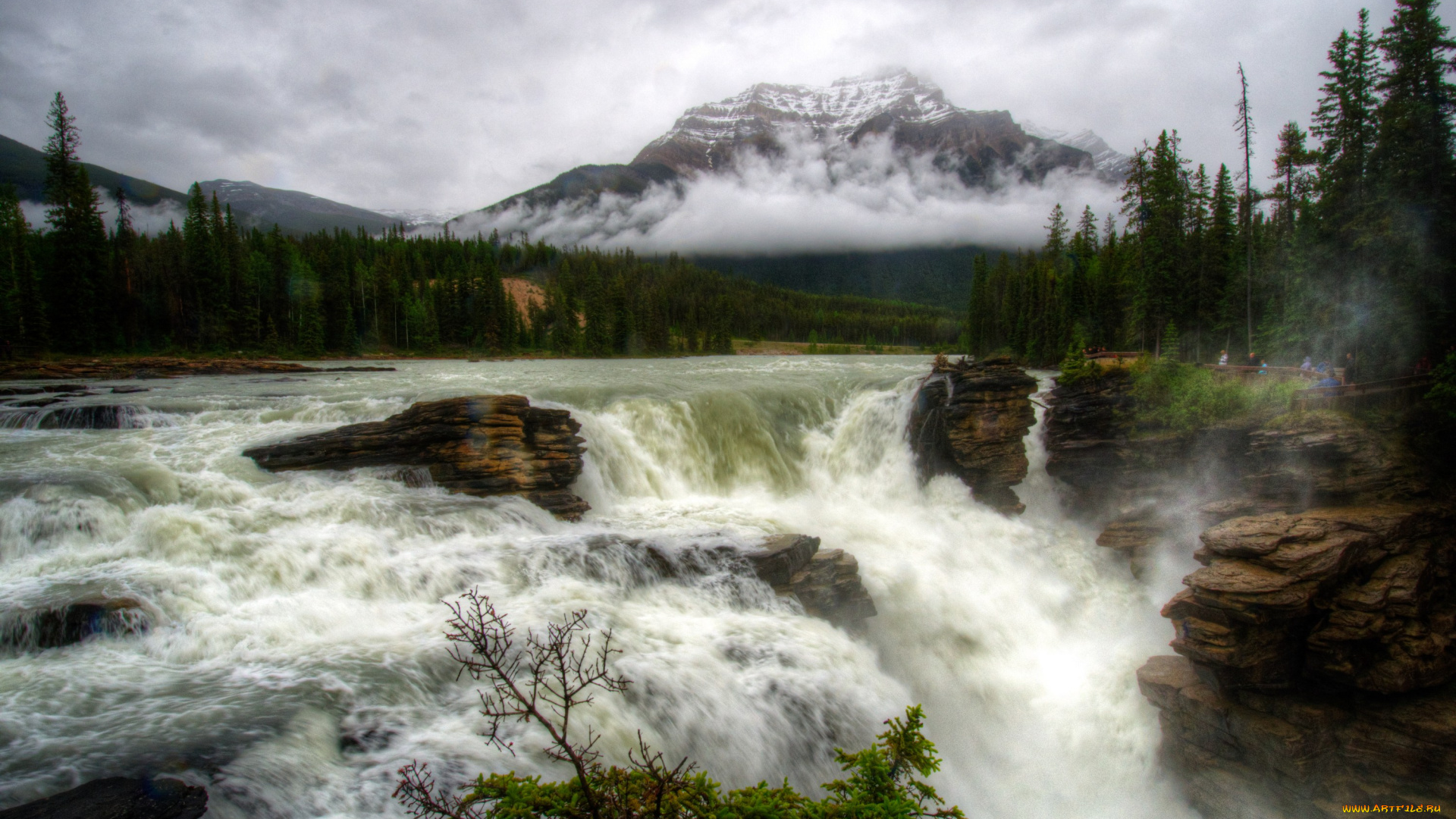 природа, водопады, канада