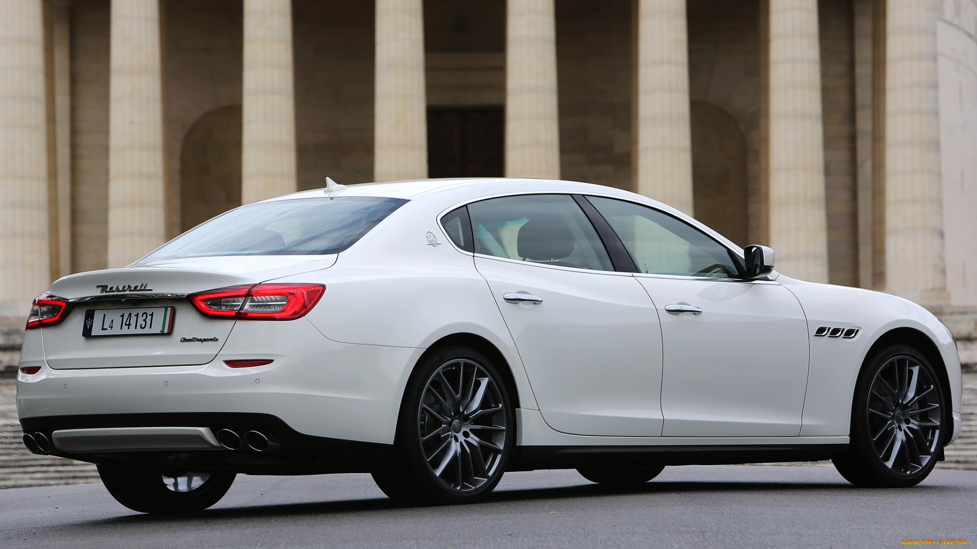 автомобили, maserati, светлый, 2013г, quattroporte