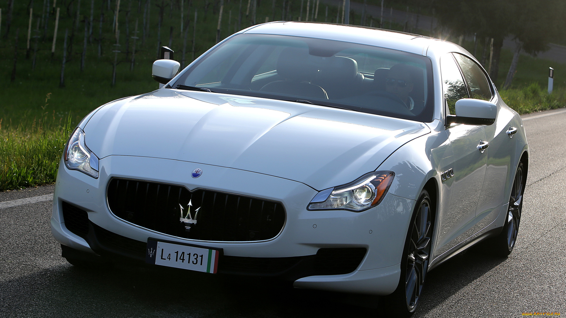 автомобили, maserati, светлый, 2013г, quattroporte