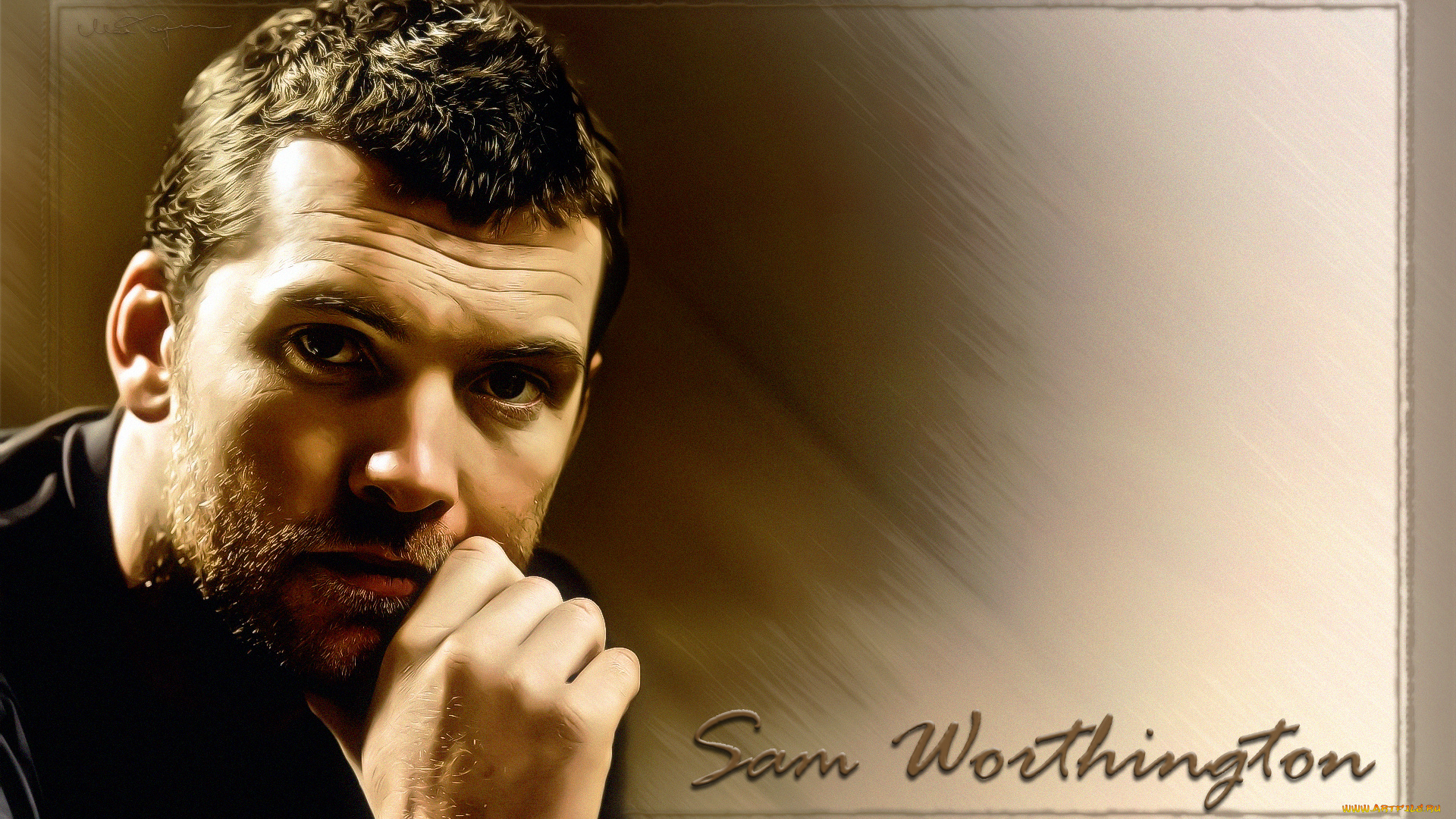 sam, worthington, мужчины, актер