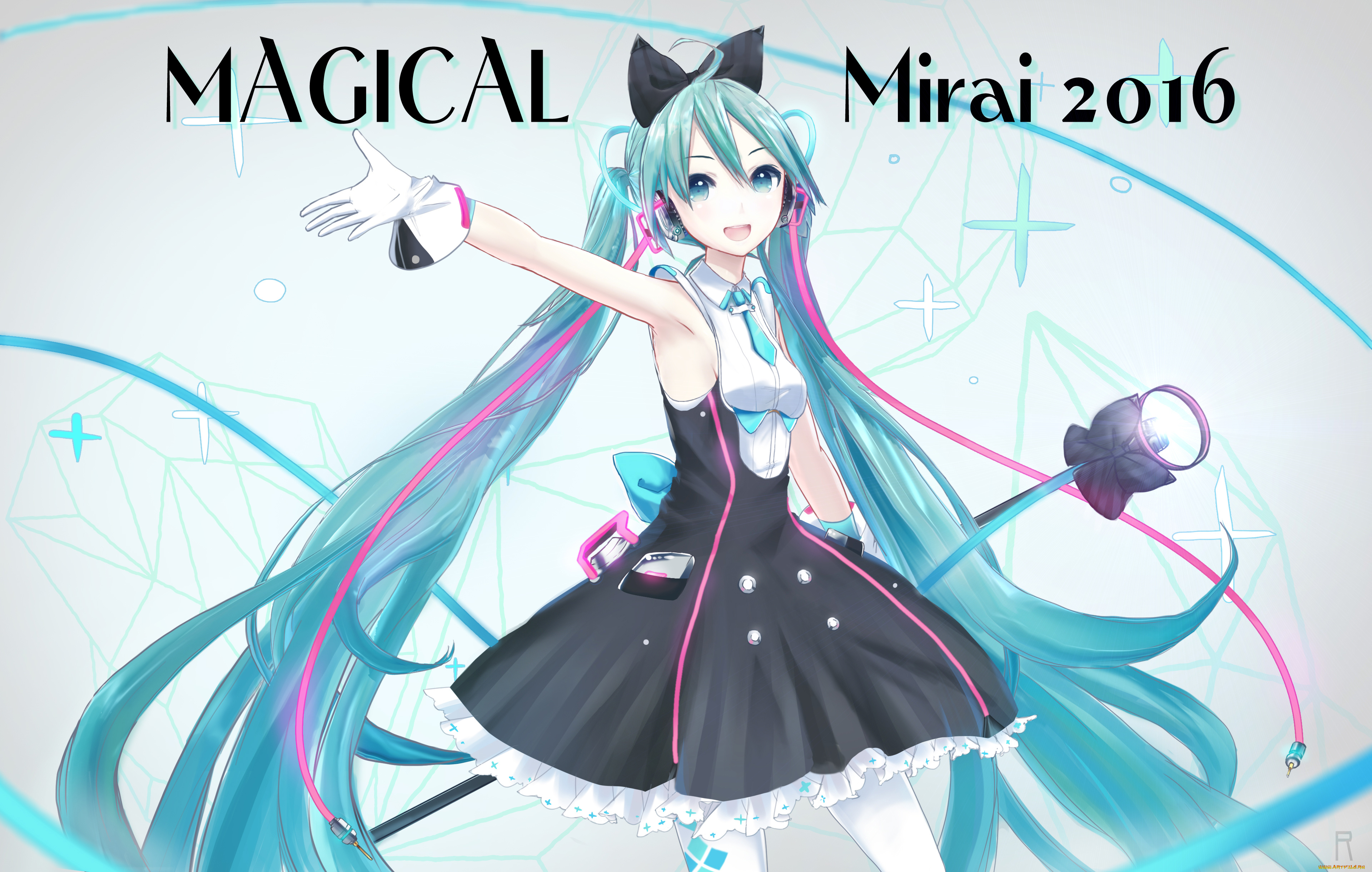 аниме, vocaloid, hatsune, miku