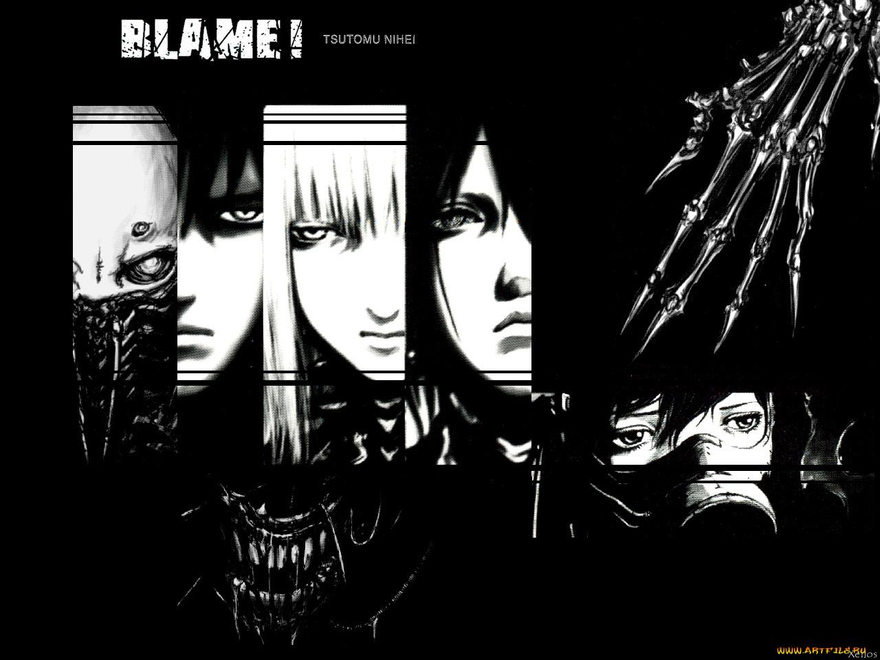 аниме, blame