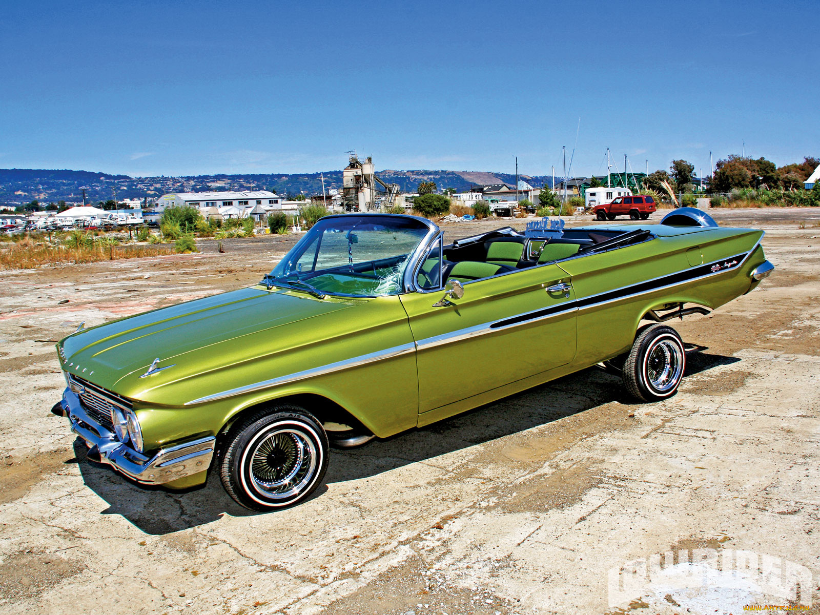 1961, chevrolet, impala, convertible, автомобили