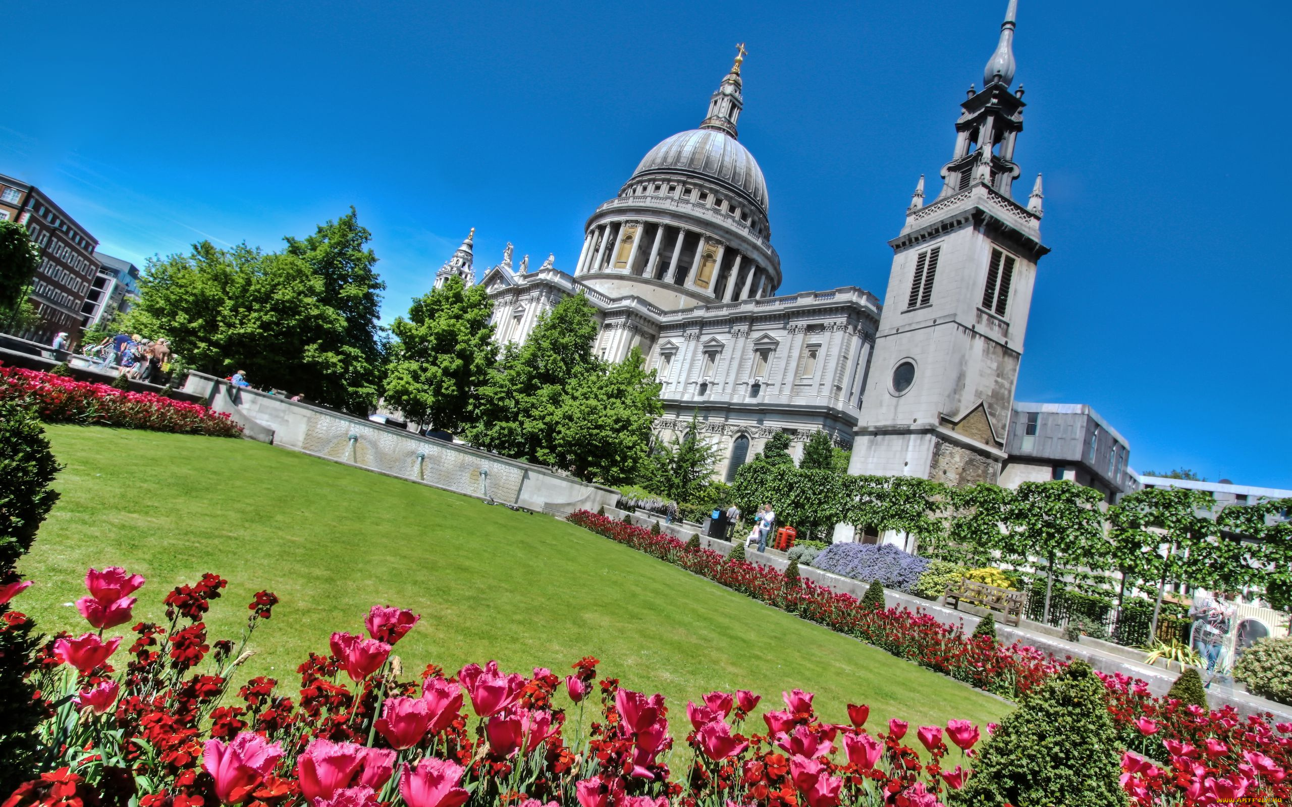 st, paul`s, cathedral, in, london, города, лондон, великобритания