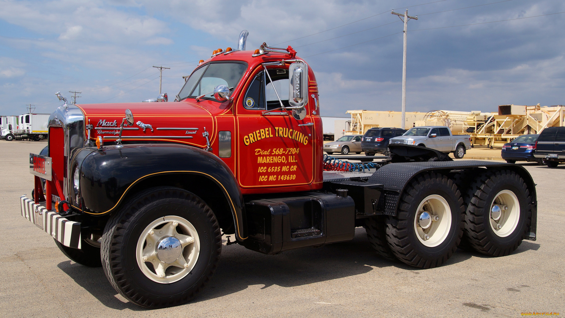 1965, mack, truck, model, b-61, автомобили, mack, грузовик, тяжёлый