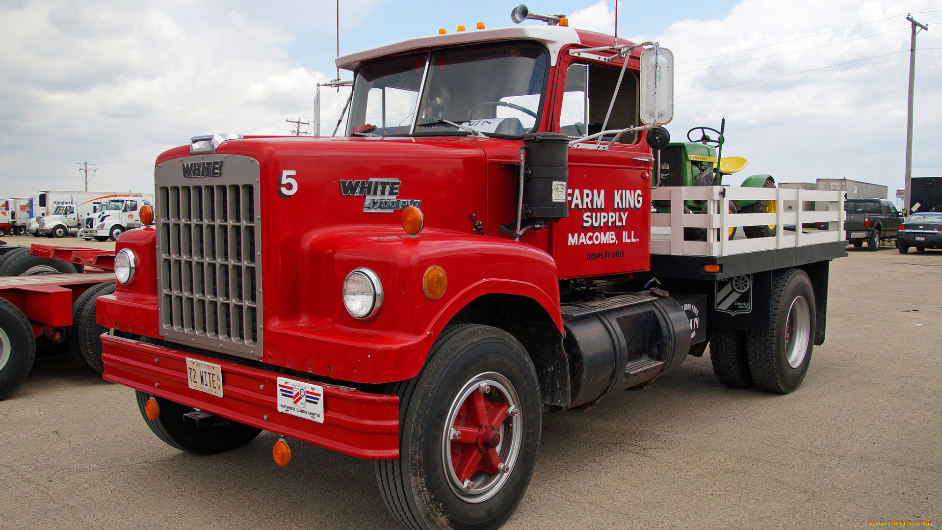 1972, white, truck, автомобили, white, тяжёлый, грузовик