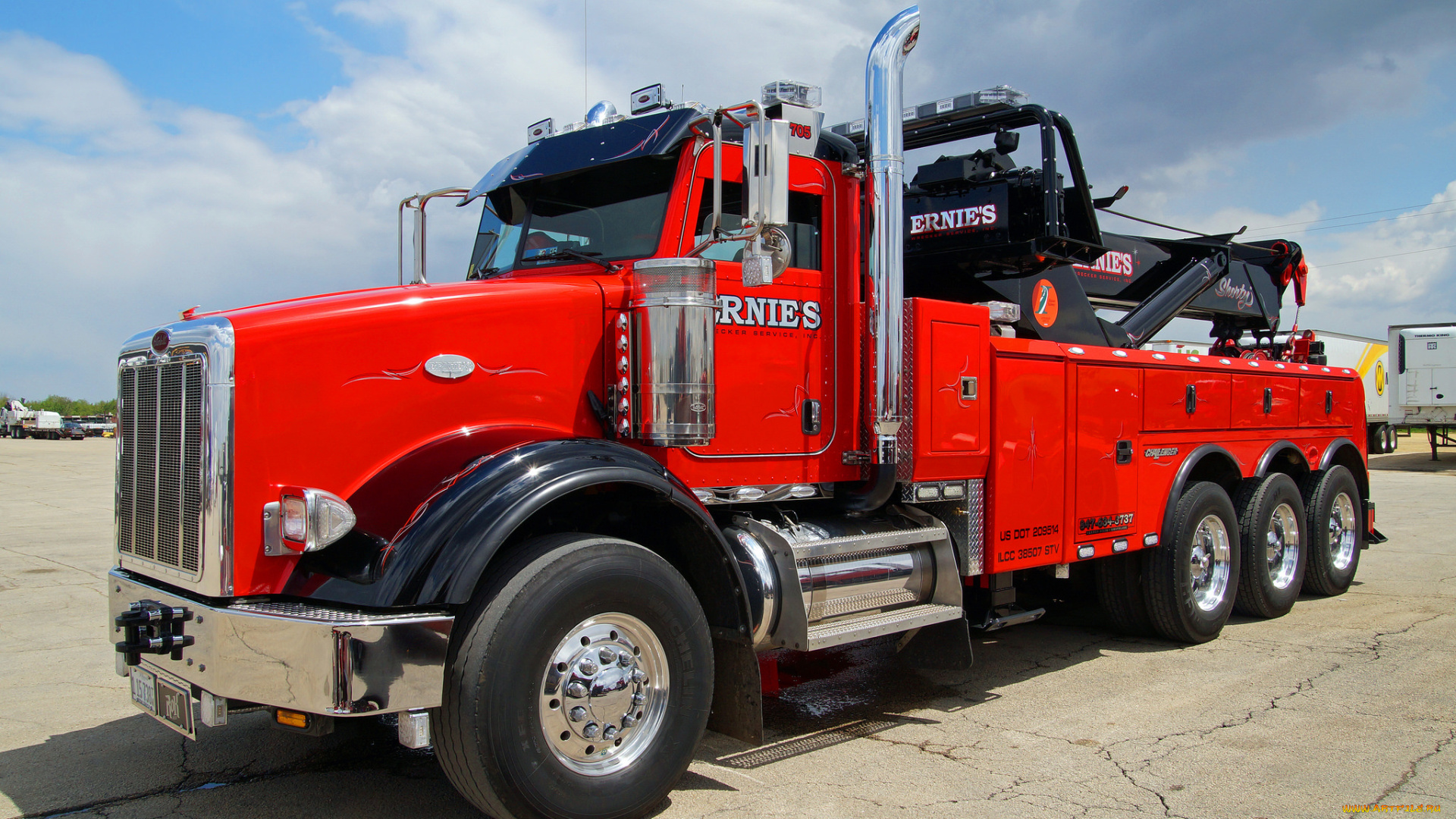 peterbilt, tow, truck, автомобили, peterbilt, тяжёлый, грузовик