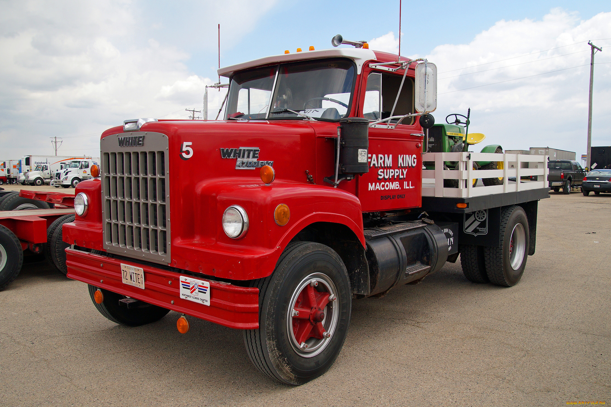 1972, white, truck, автомобили, white, тяжёлый, грузовик