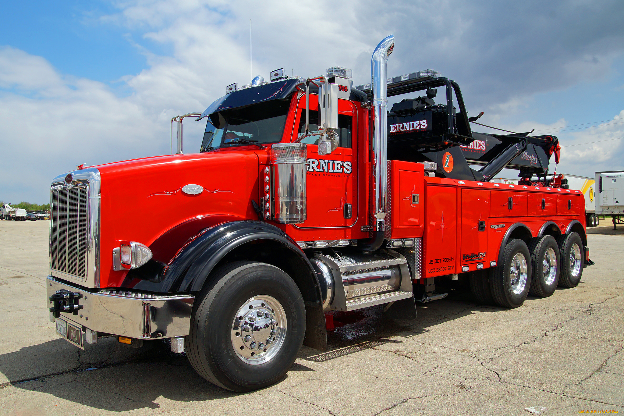 peterbilt, tow, truck, автомобили, peterbilt, тяжёлый, грузовик