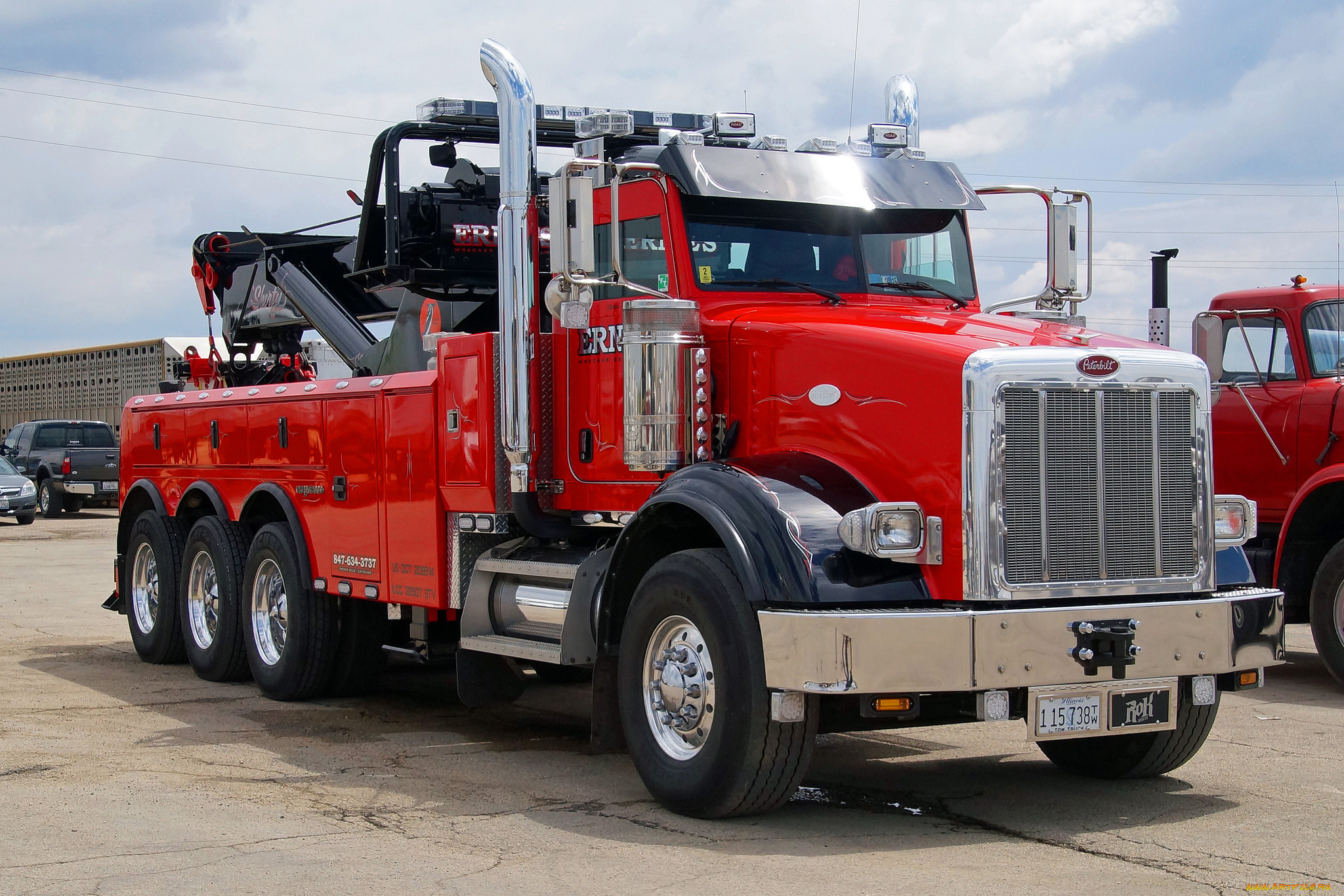 peterbilt, tow, truck, автомобили, peterbilt, грузовик, тяжёлый