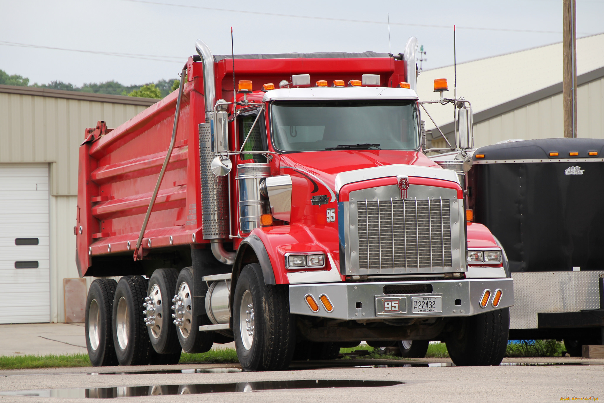 kenworth, dump, truck, автомобили, kenworth, грузовик, тяжёлый