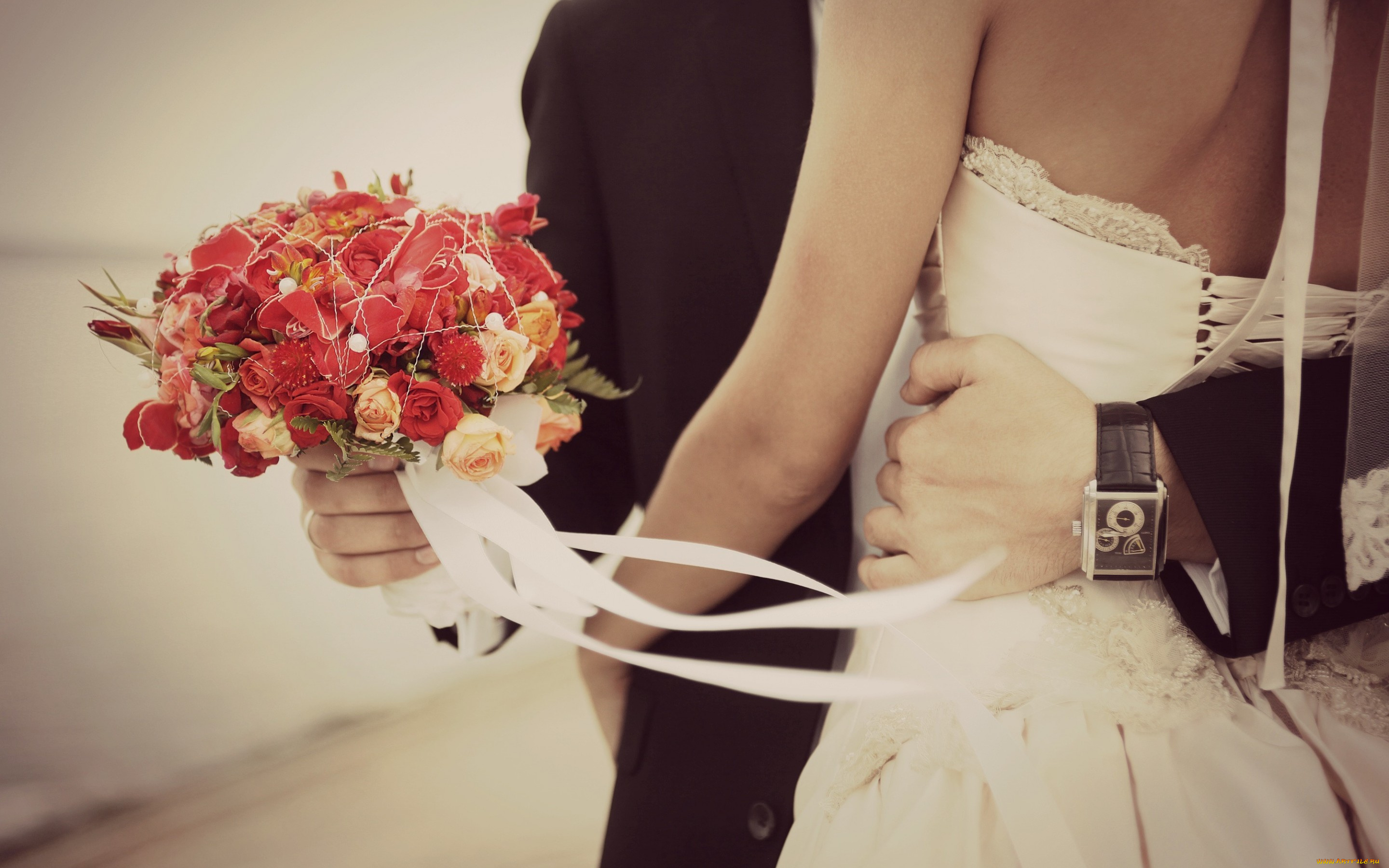 разное, мужчина, женщина, свадьба, свадебное, платье, мужчина, парень, женщина, девушка, любовь, чувства, часы, цветочки, цветы, праздник