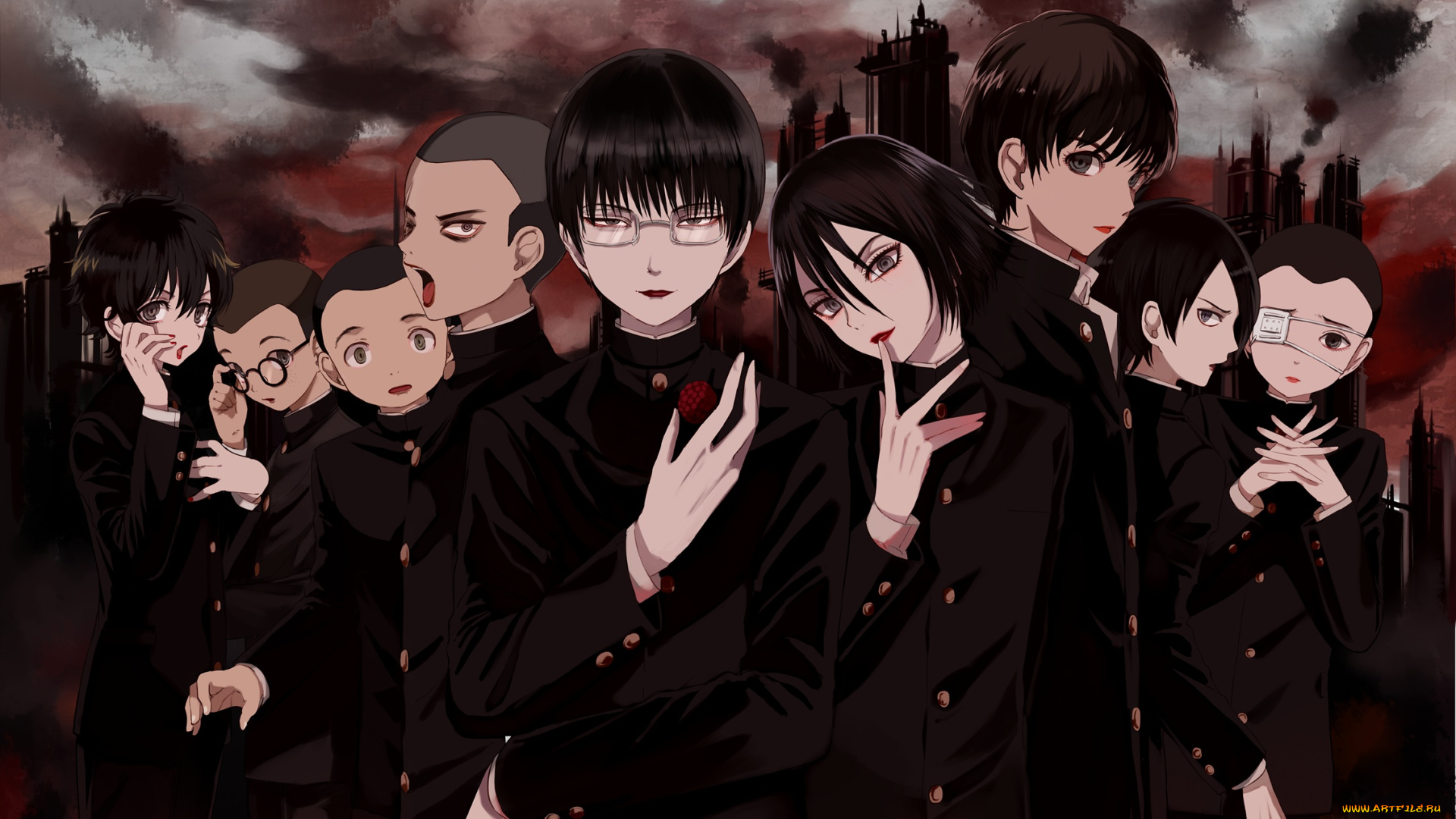 аниме, unknown, , другое, litchi, hikari, club