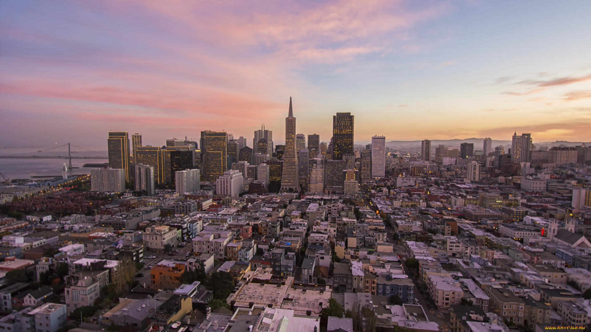 san, francisco, города, сан-франциско, , сша, панорама