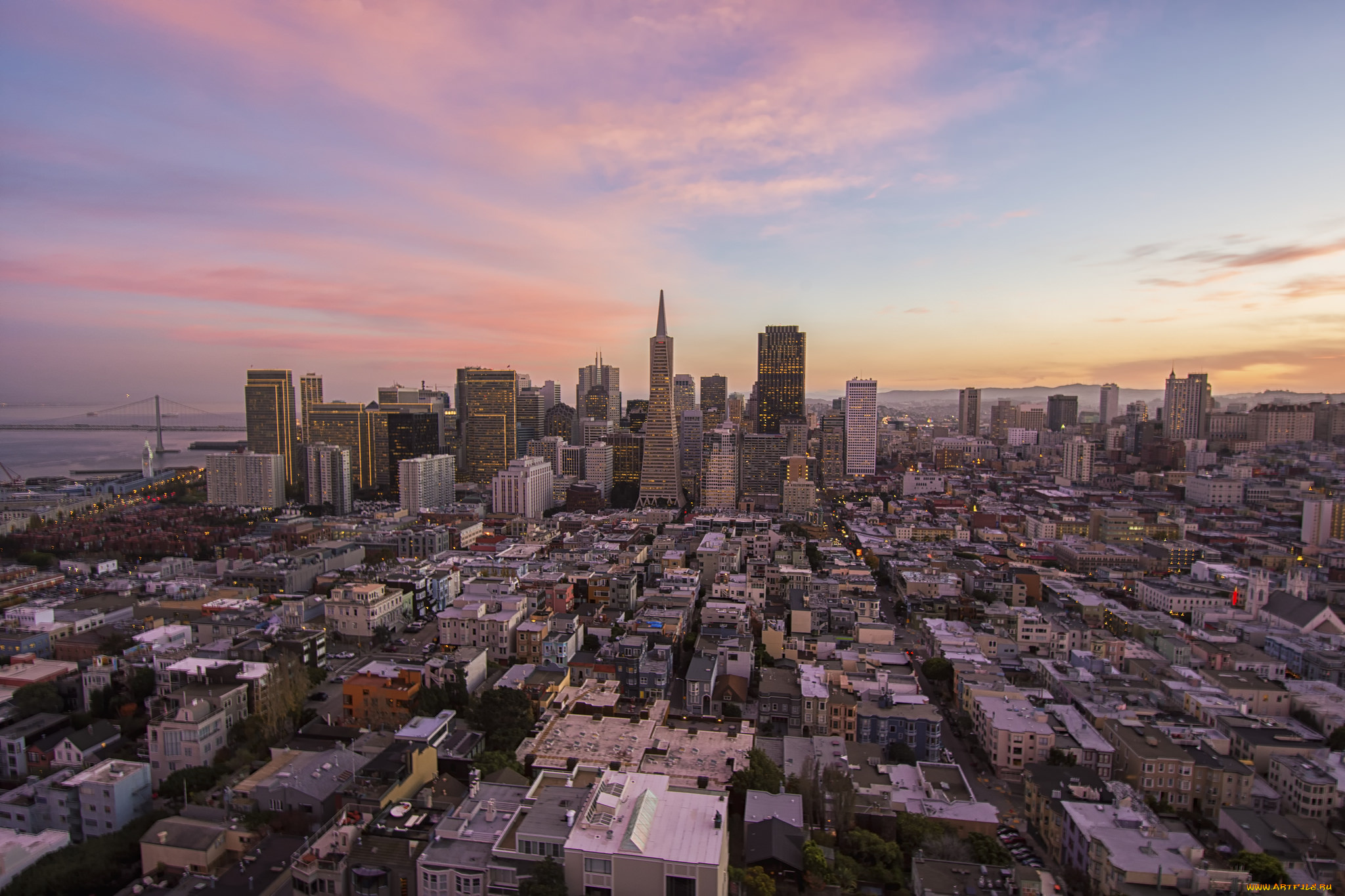 san, francisco, города, сан-франциско, , сша, панорама