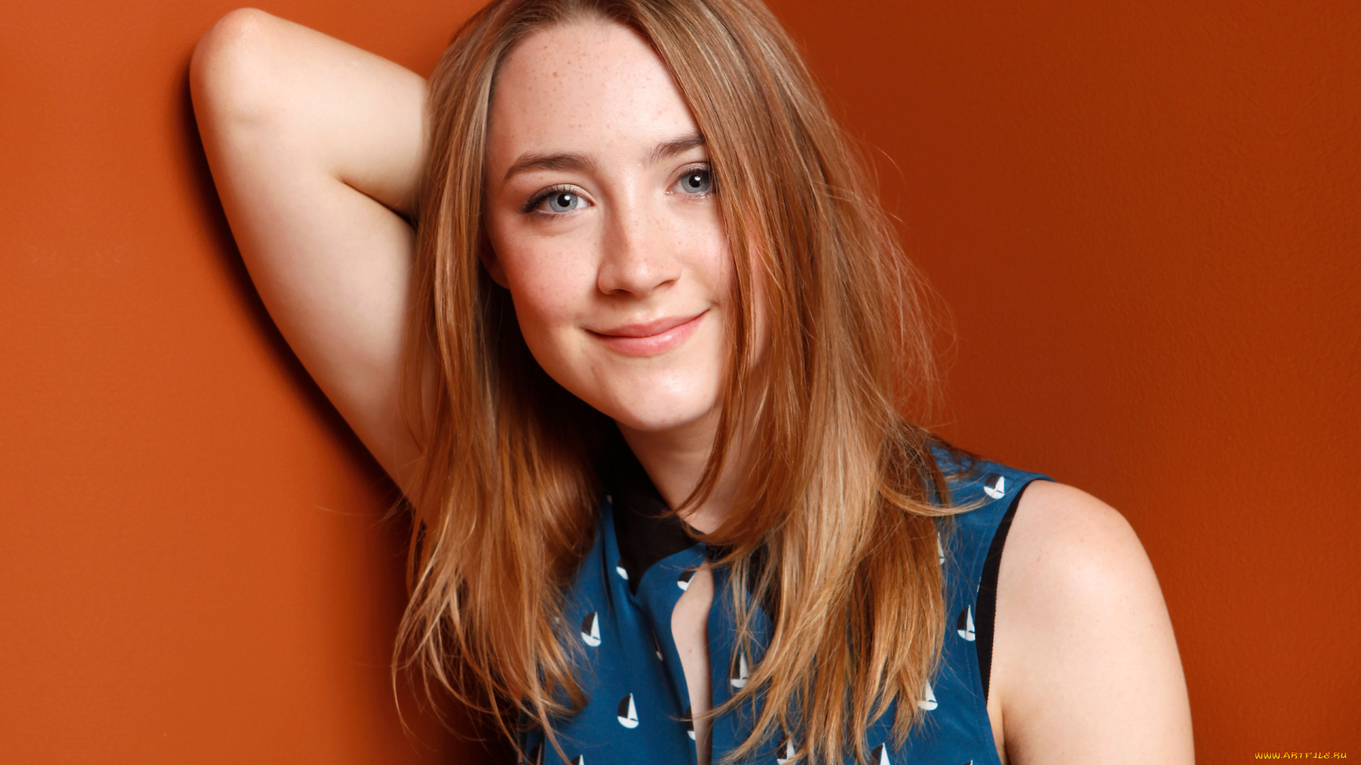 девушки, saoirse, ronan, рыжая, улыбка, актриса