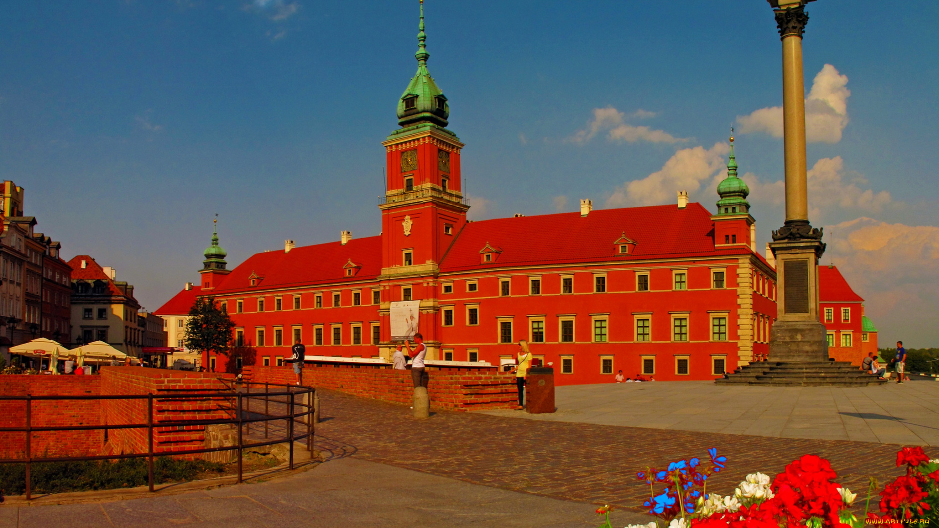 poland, warszawa, zamek, krolewski, города, варшава, польша, площадь