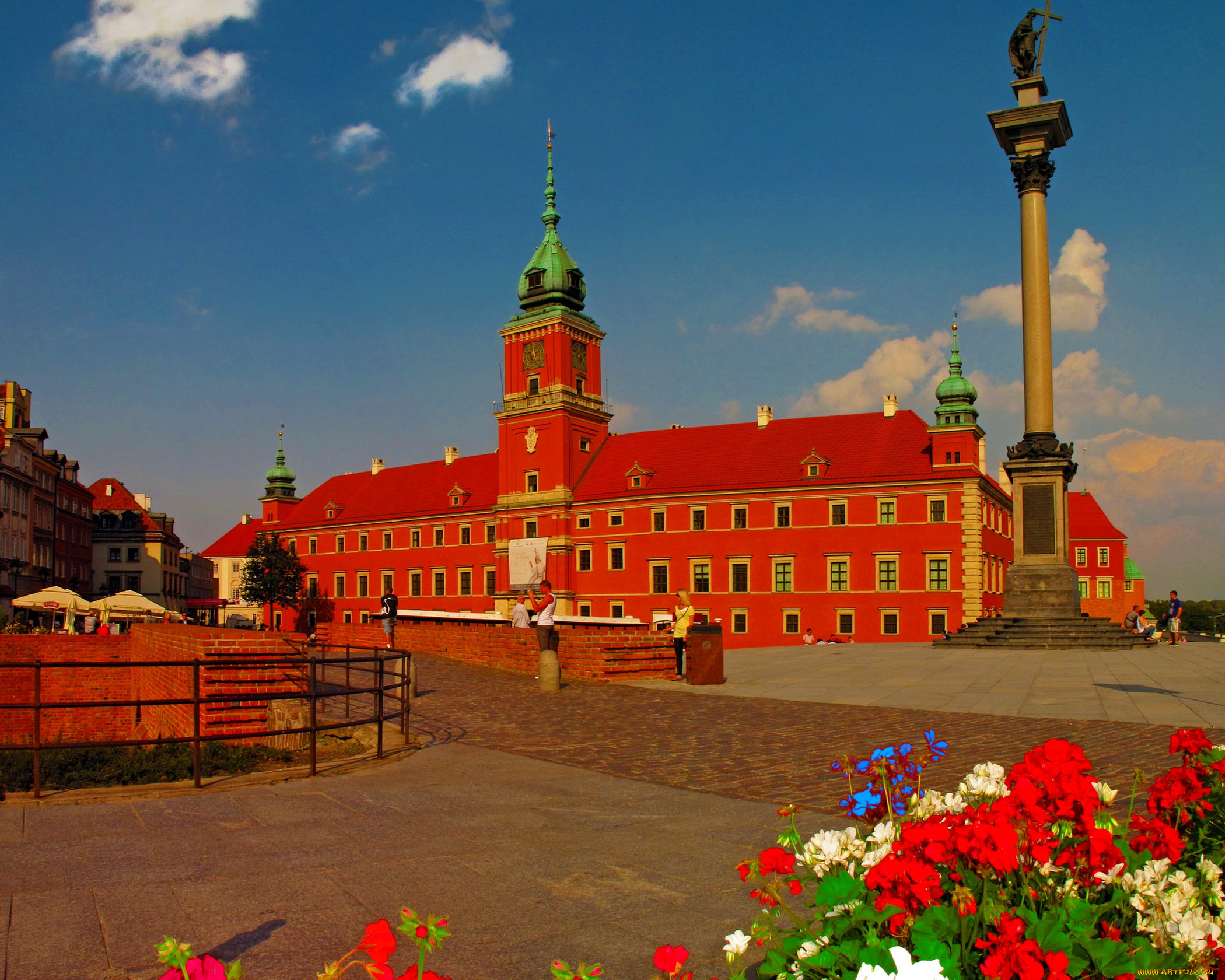 poland, warszawa, zamek, krolewski, города, варшава, польша, площадь