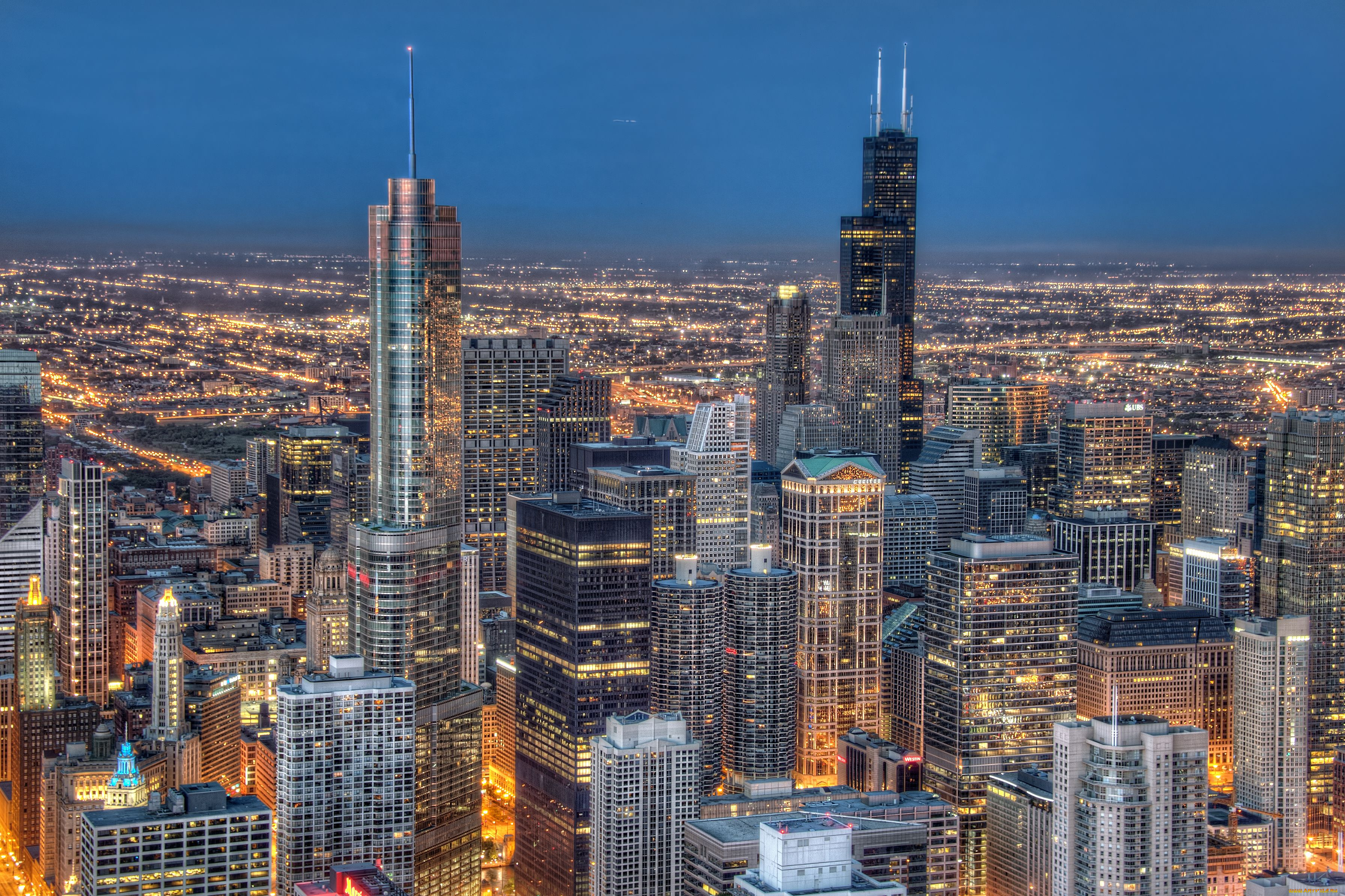 город чикаго небоскребы the city Chicago skyscrapers загрузить