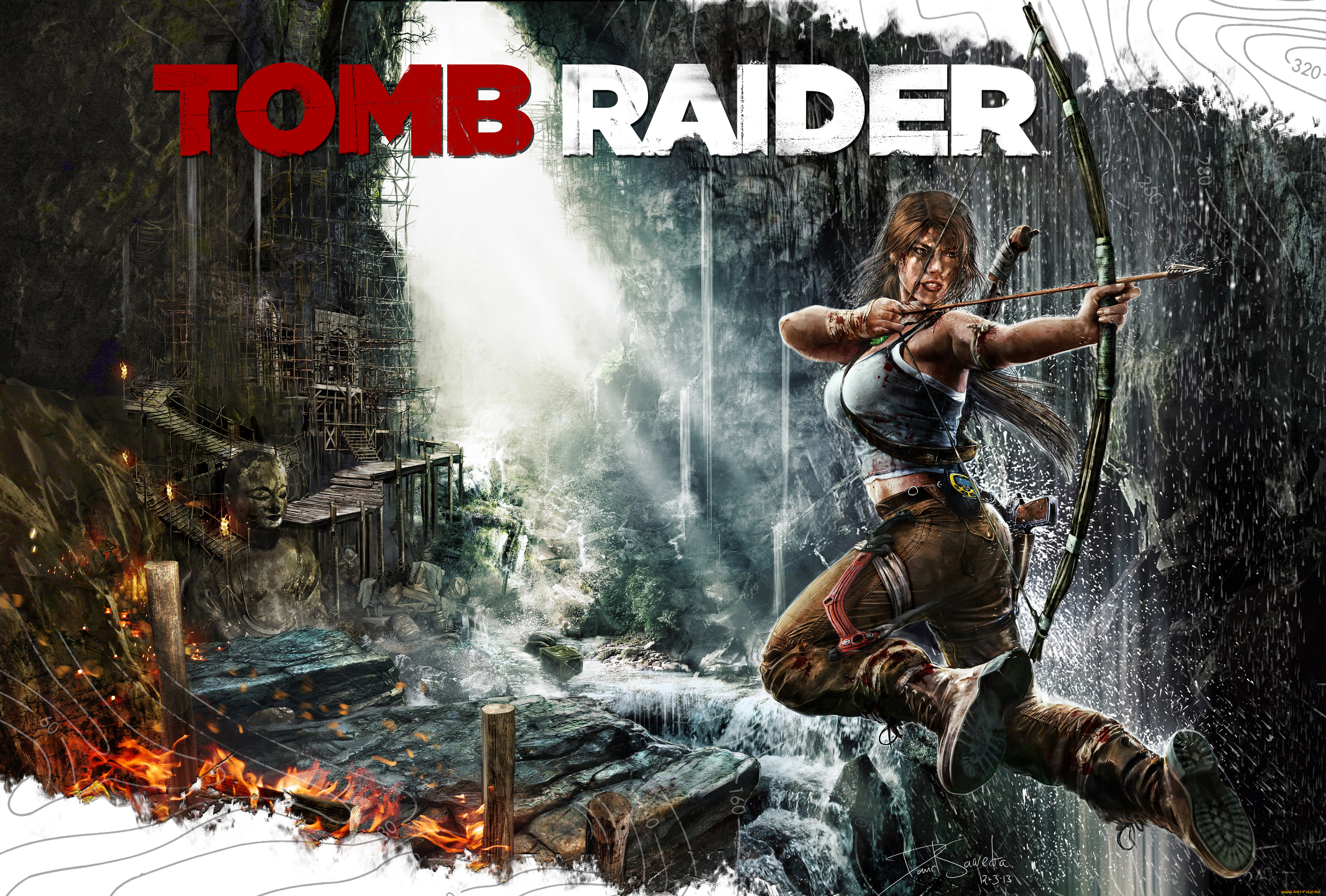 tomb, raider, 2013, видео, игры, лара, крофт