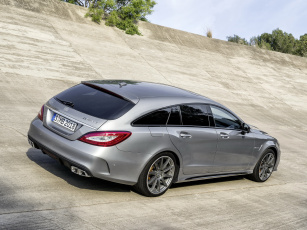 Картинка автомобили mercedes-benz cls package x218 2014г светлый 400 shooting sports amg brake