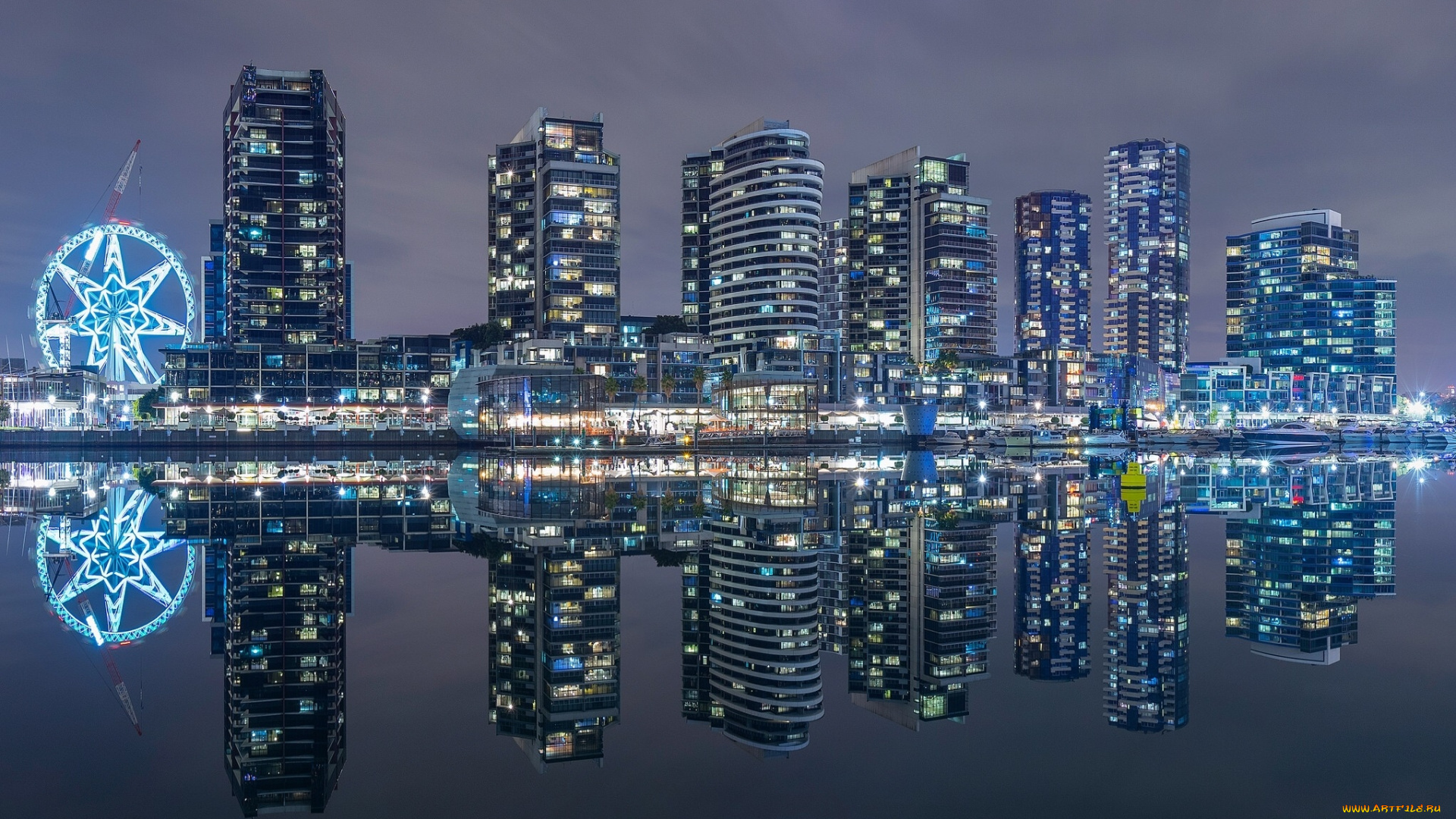 города, -, улицы, , площади, , набережные, melbourne, victoria, harbour, небоскрёбы, здания, мельбурн, бухта, австралия, australia, виктория, харбор, набережная, ночной, город