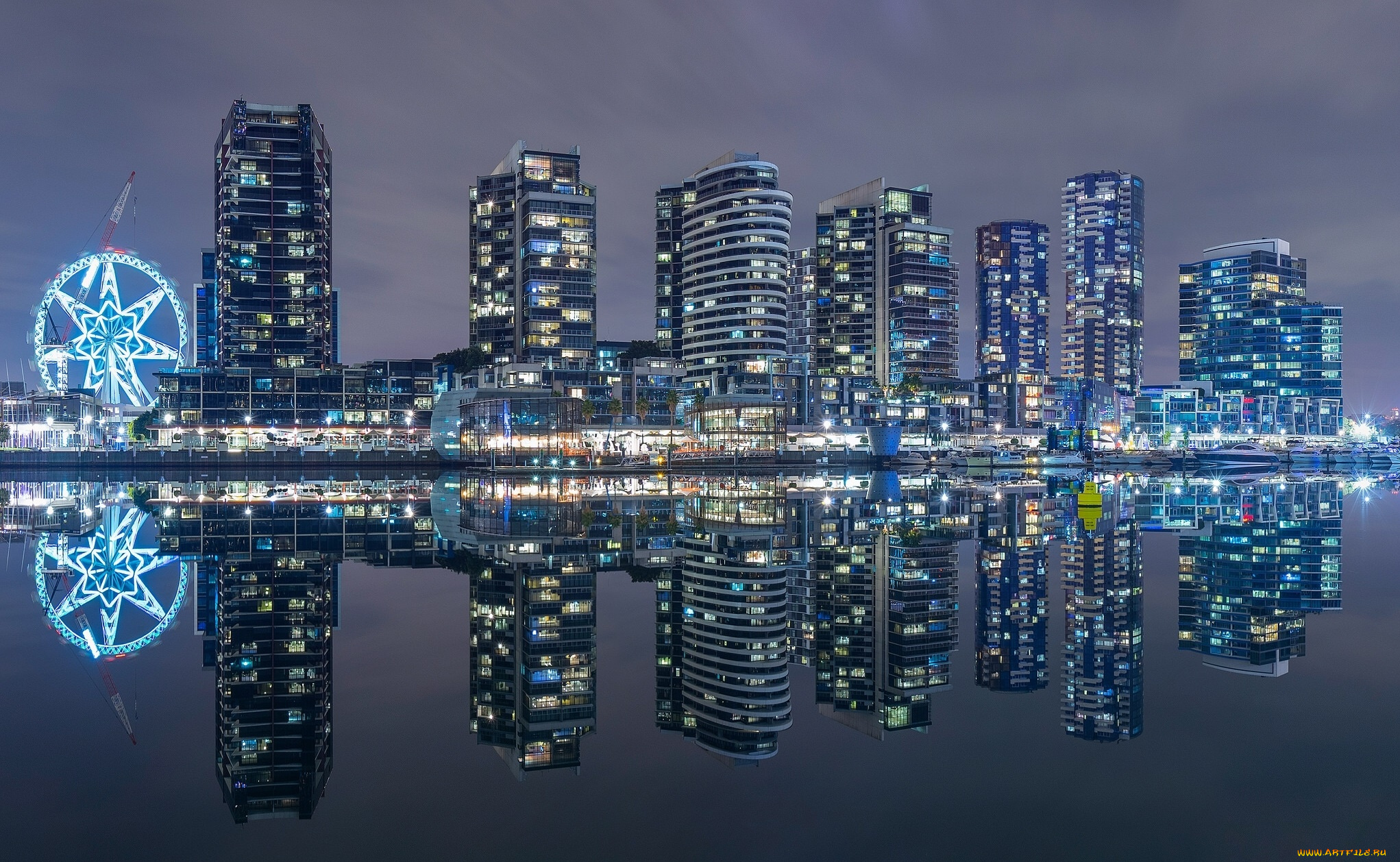 города, -, улицы, , площади, , набережные, melbourne, victoria, harbour, небоскрёбы, здания, мельбурн, бухта, австралия, australia, виктория, харбор, набережная, ночной, город