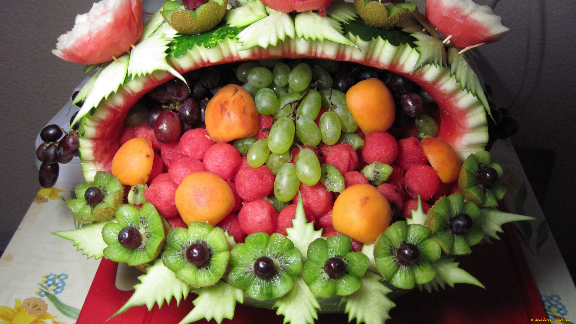 еда, фрукты, , ягоды, абрикос, виноград, киви