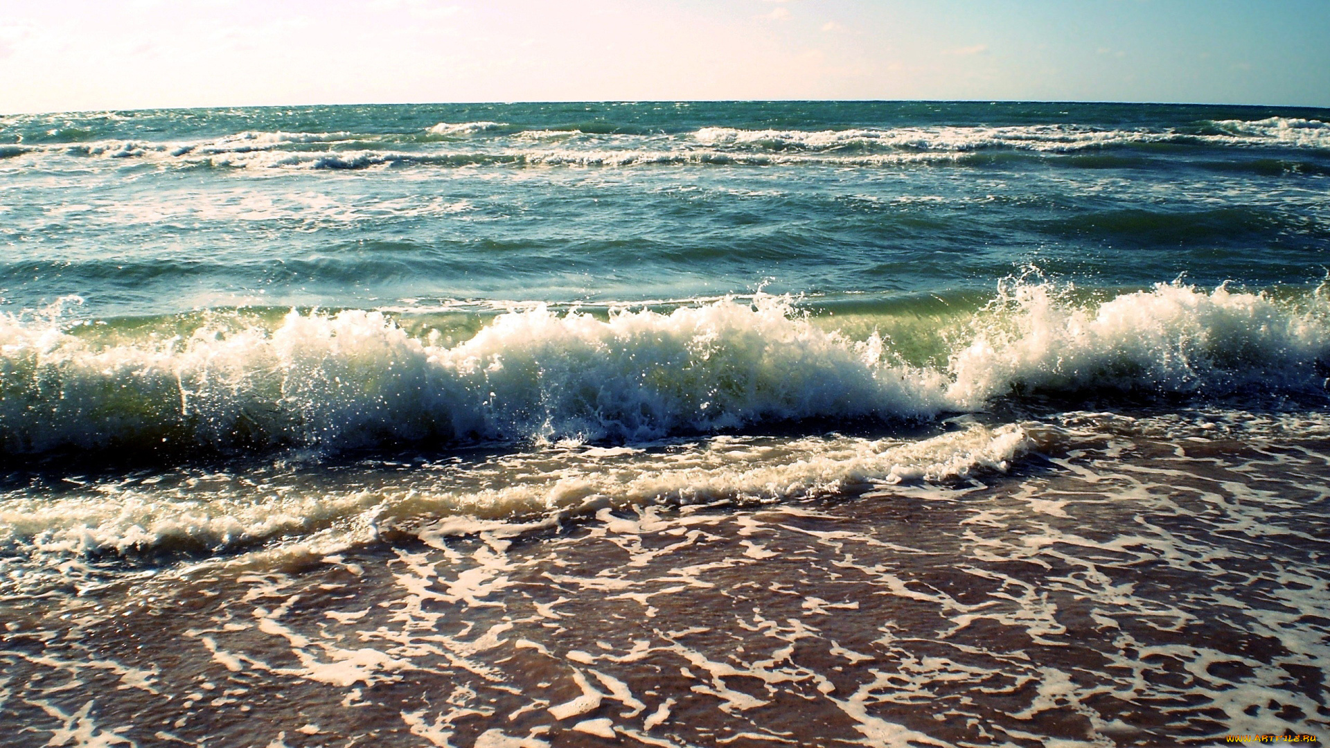 природа, моря, океаны, волны