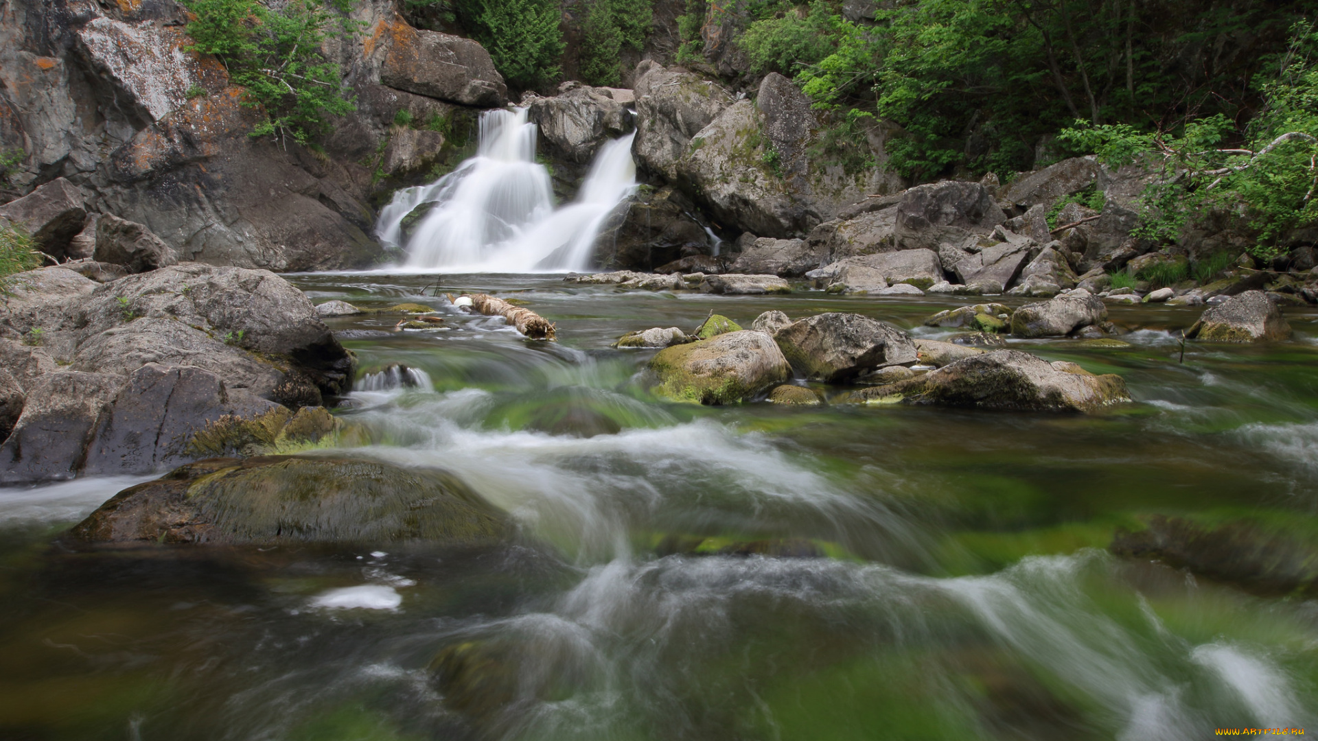 природа, водопады, водопад, камни, поток, река, вода, waterfall, rocks, stream, river, water