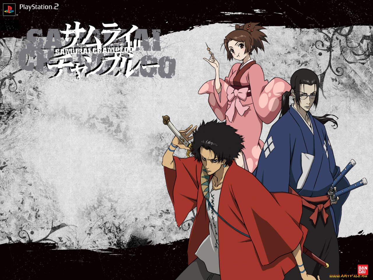 аниме, samurai, champloo