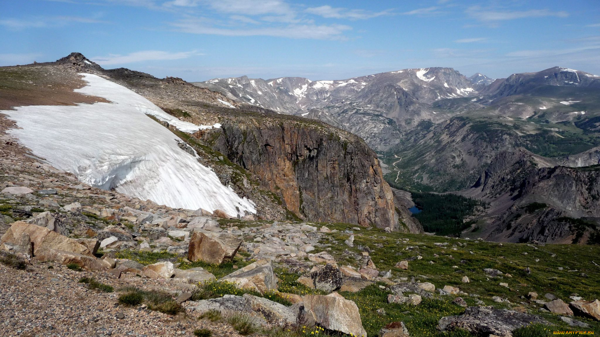 природа, горы, yellowstone