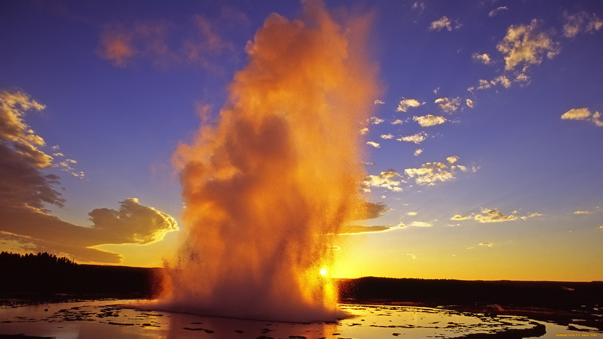 природа, стихия, yellowstone