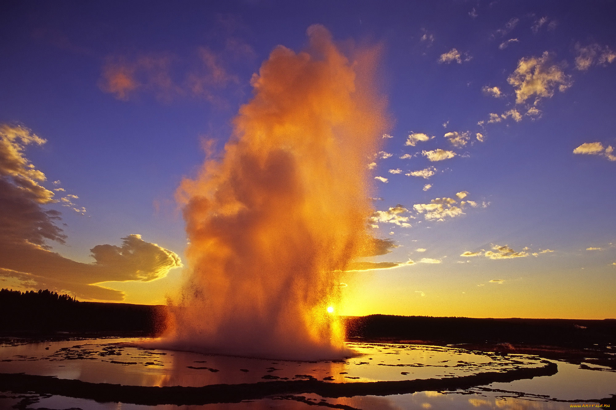 природа, стихия, yellowstone