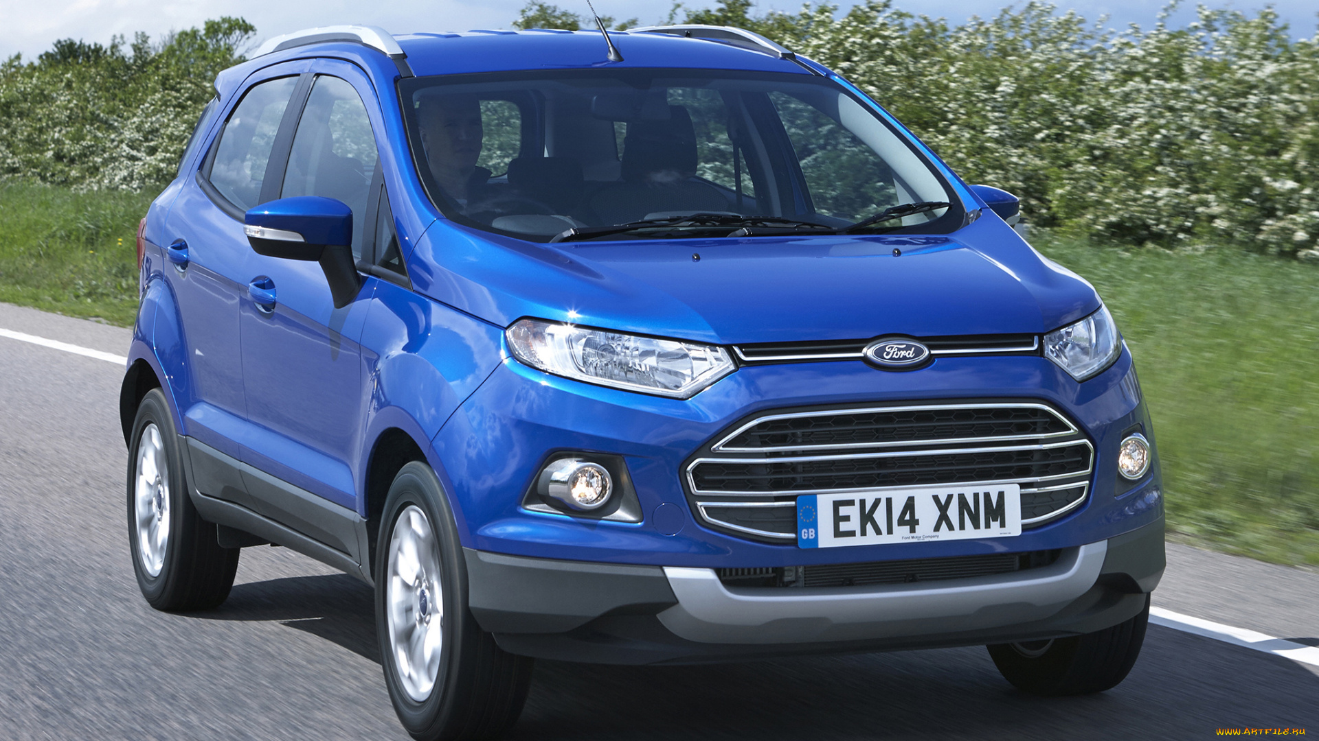 автомобили, ford, ecosport, uk-spec, 2014г, синий