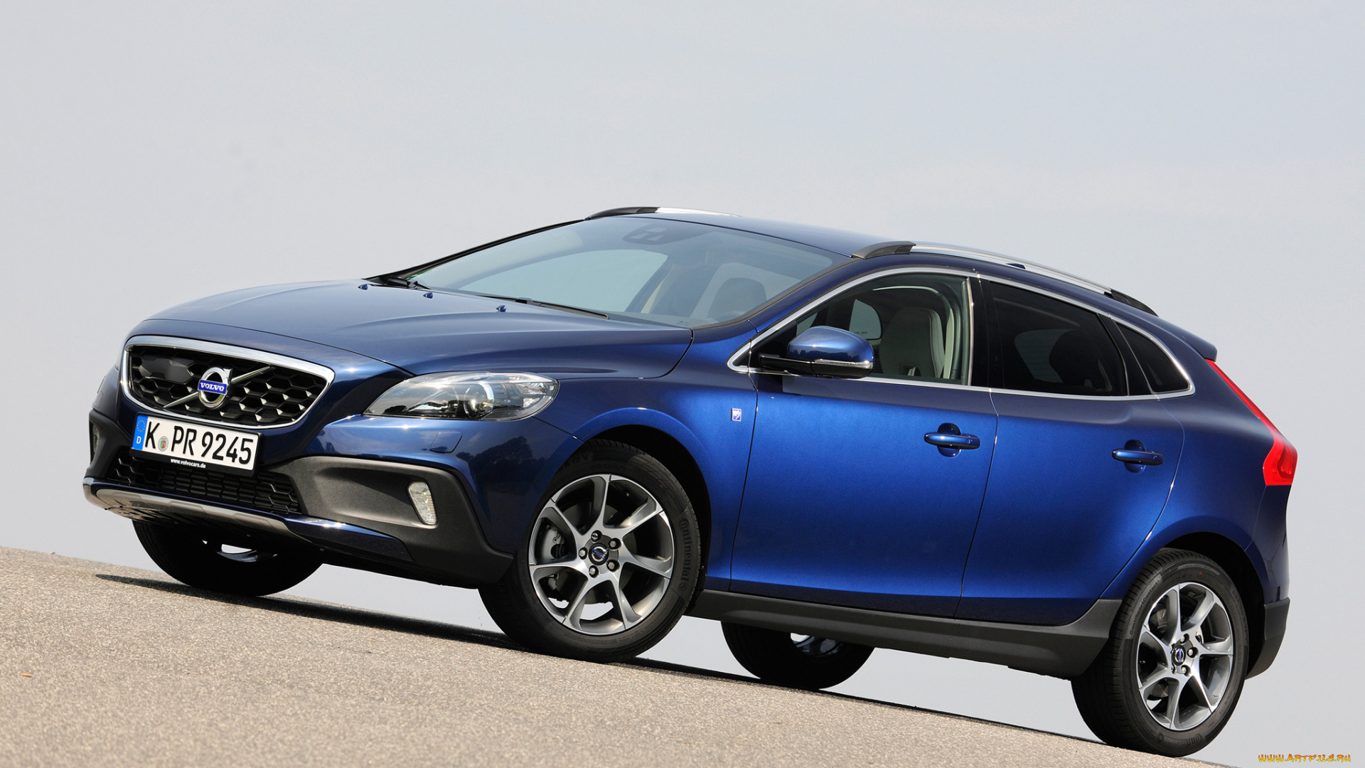 автомобили, volvo, v40, cross, country, d2, ocean, race, 2014г, синий