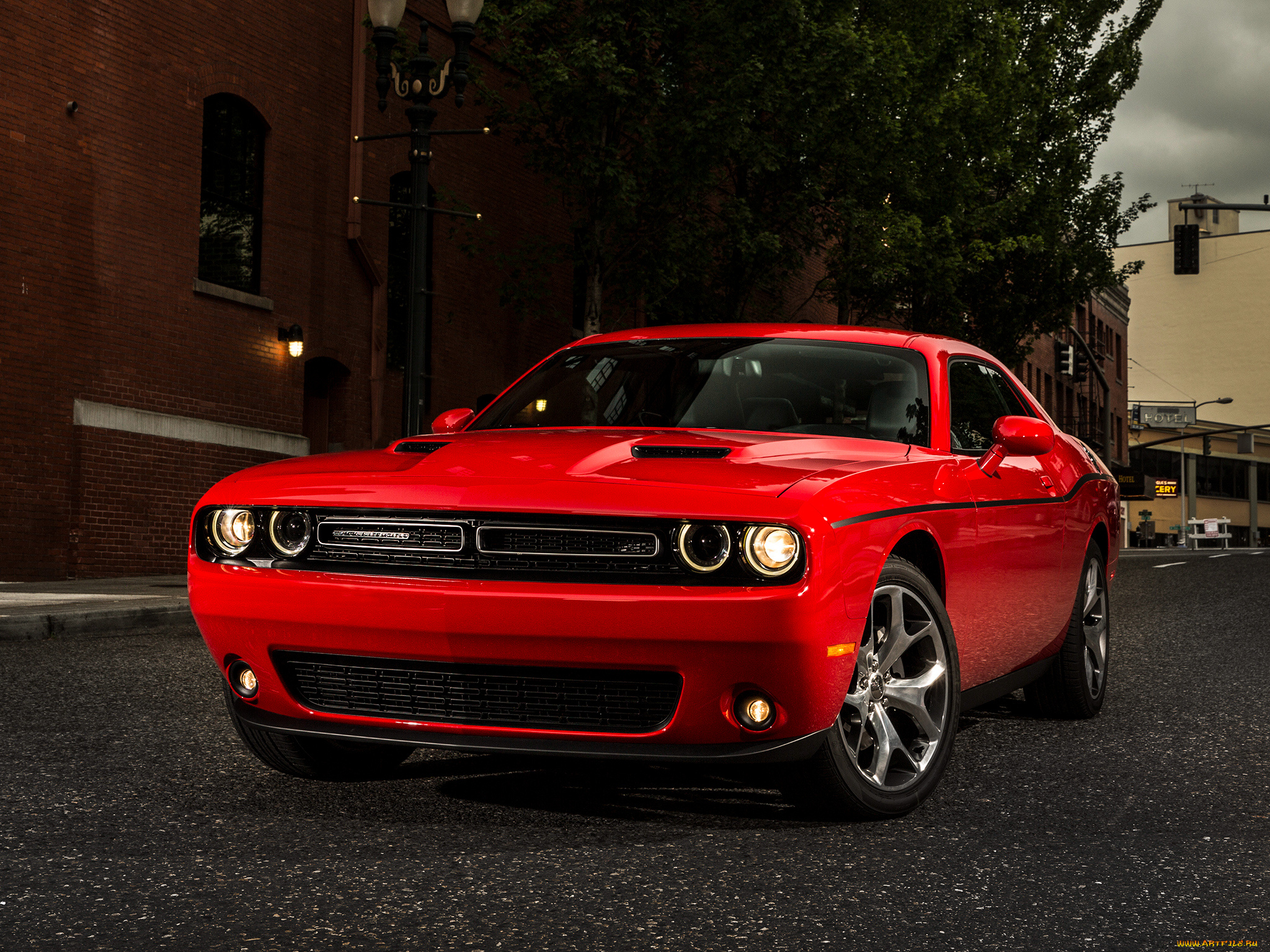 автомобили, dodge, challenger, 2015г, sxt, plus, lc, красный