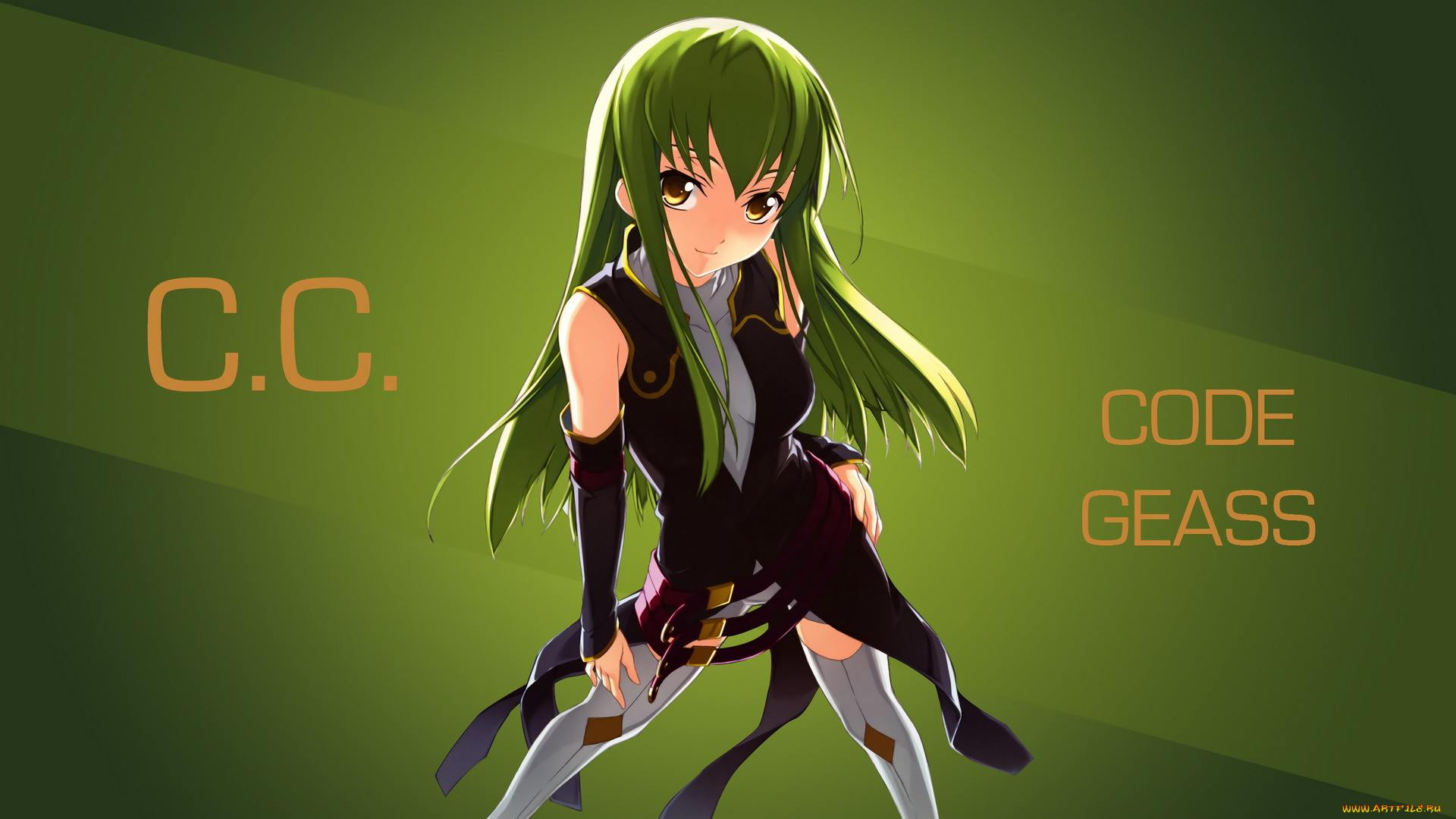 code, geass, аниме, cc, фон, девушка, взгляд