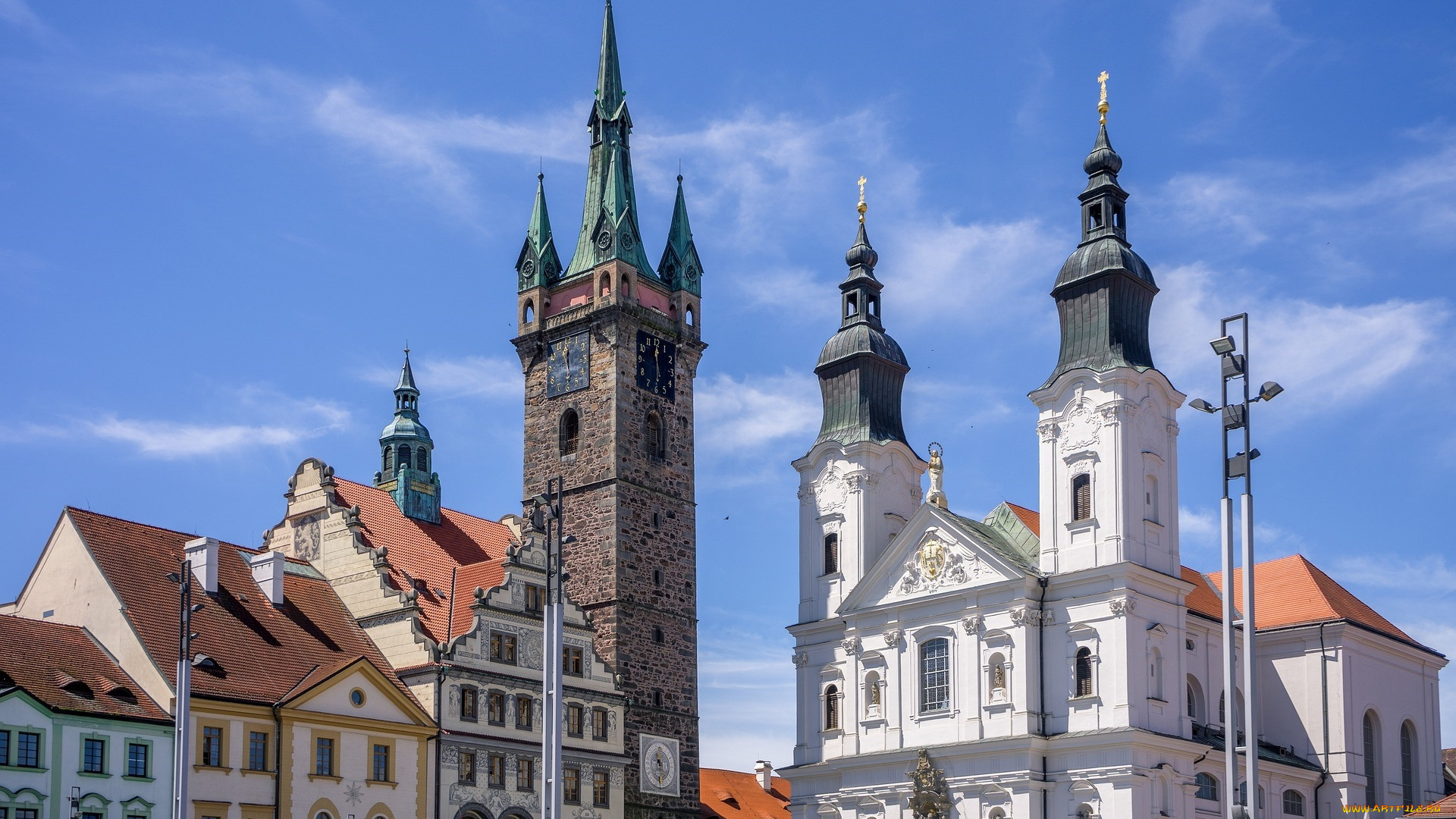 klatovy, czech, republic, города, -, католические, соборы, , костелы, , аббатства, czech, republic