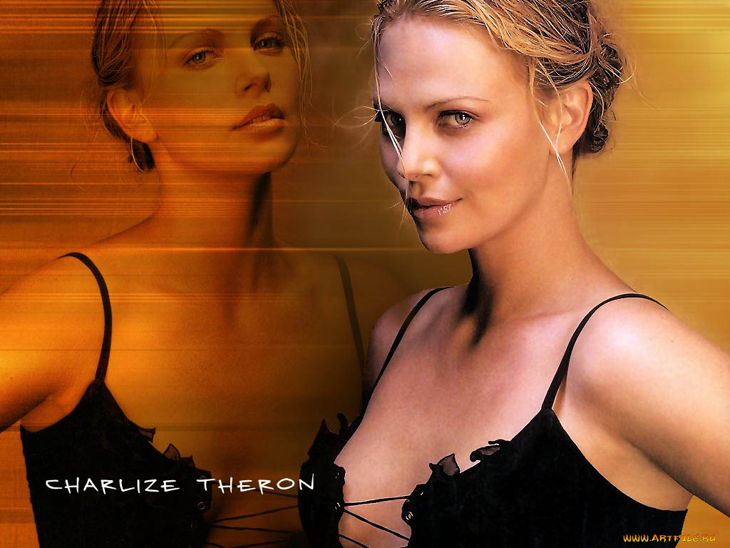 Charlize, Theron, девушки