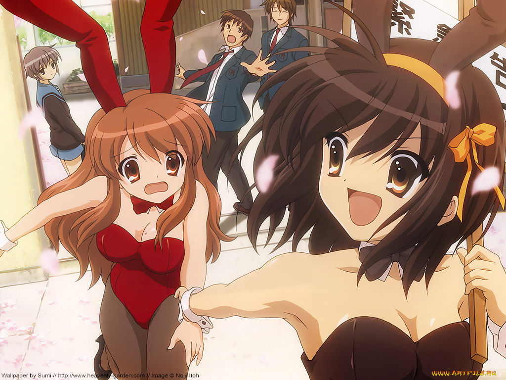 the, melancholy, of, haruhi, suzumiya, аниме