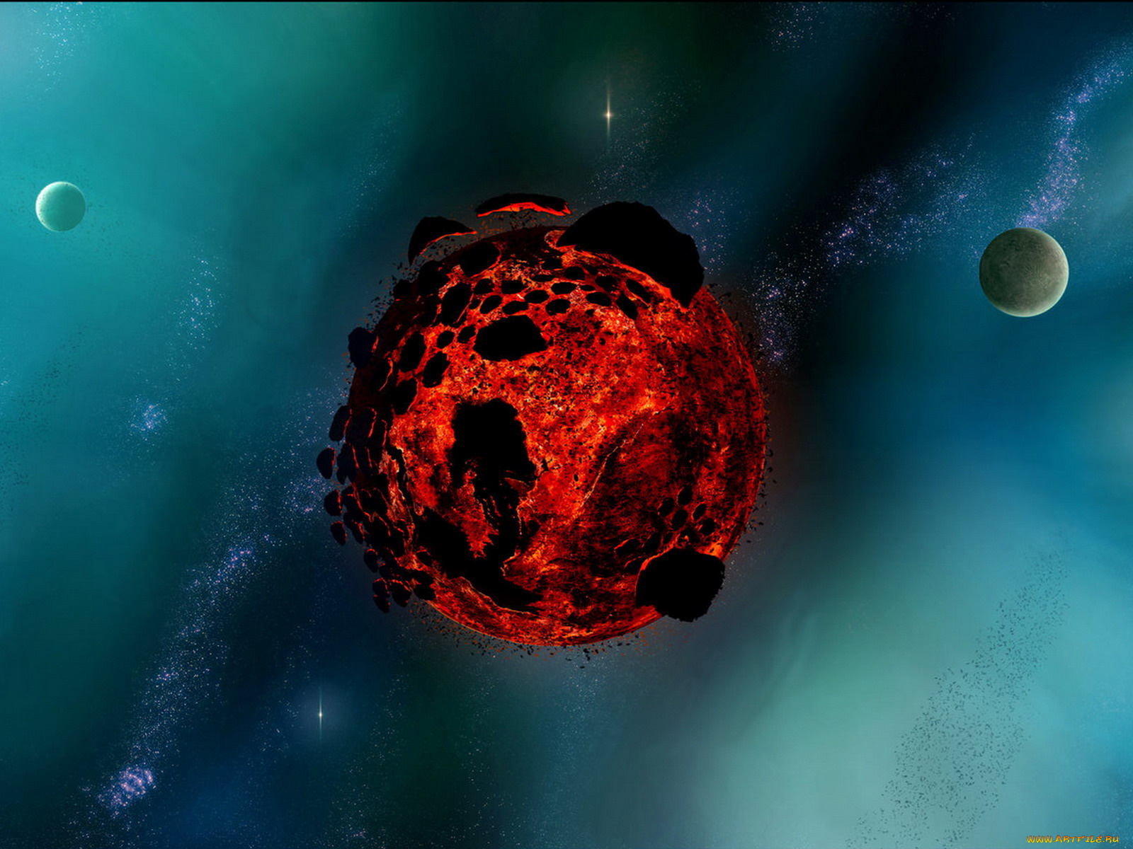 Обои Сарсоход марс красный картинки на рабочий стол на тему Космос - скачать без смс