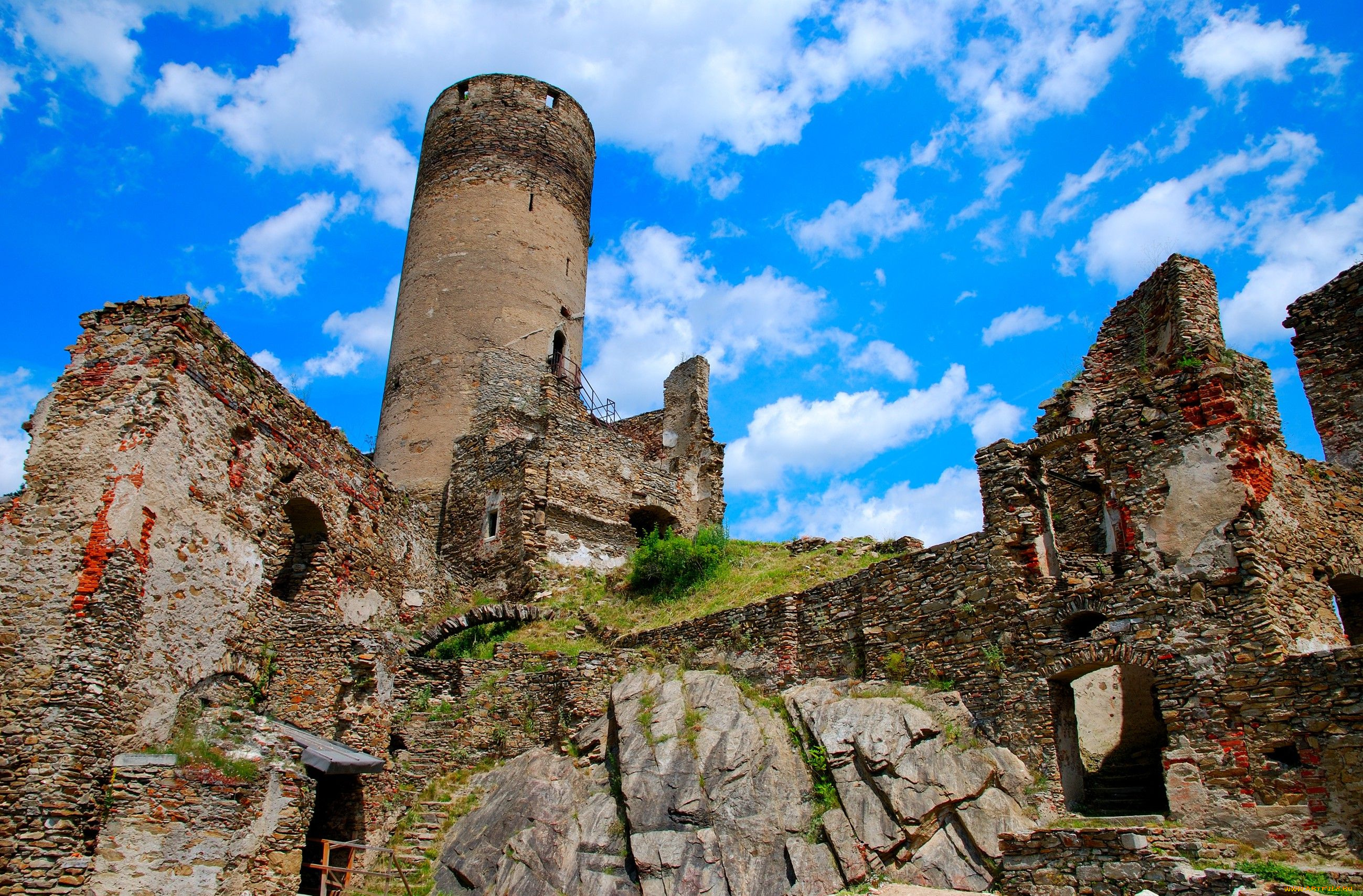 ruine, kollmitz, города, исторические, архитектурные, памятники, руины