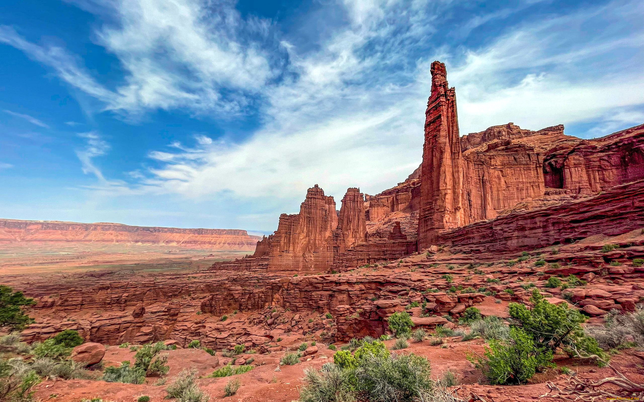 fisher, towers, utah, природа, горы, fisher, towers