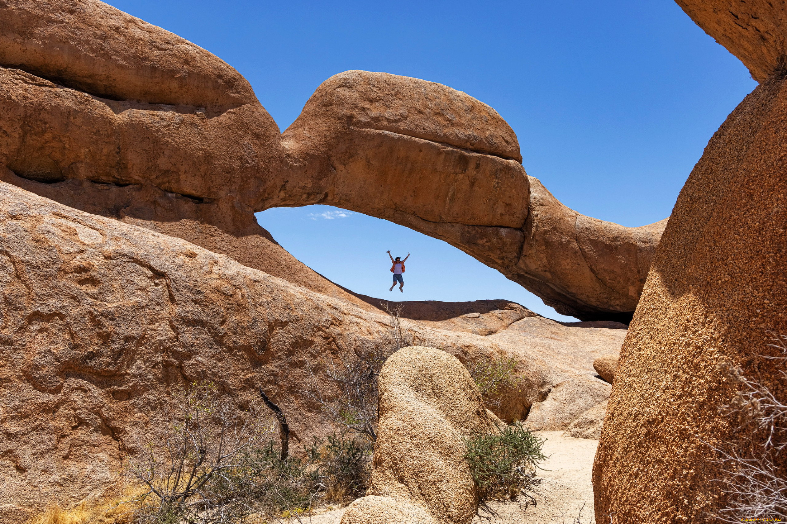 natural, arch, at, spitzkoppe, namibia, природа, горы, natural, arch, at, spitzkoppe