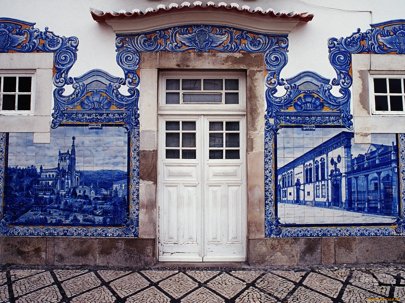 train, station, aveiro, beira, litoral, portugal, города, здания, дома