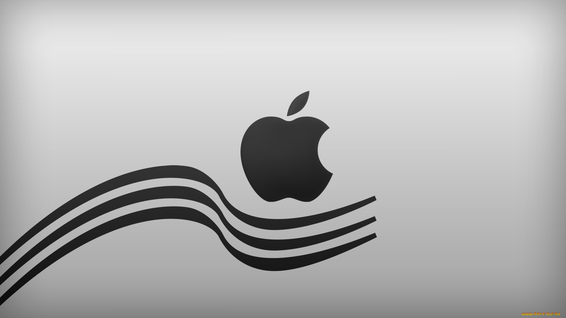 компьютеры, apple, яблоко, фон, логотип