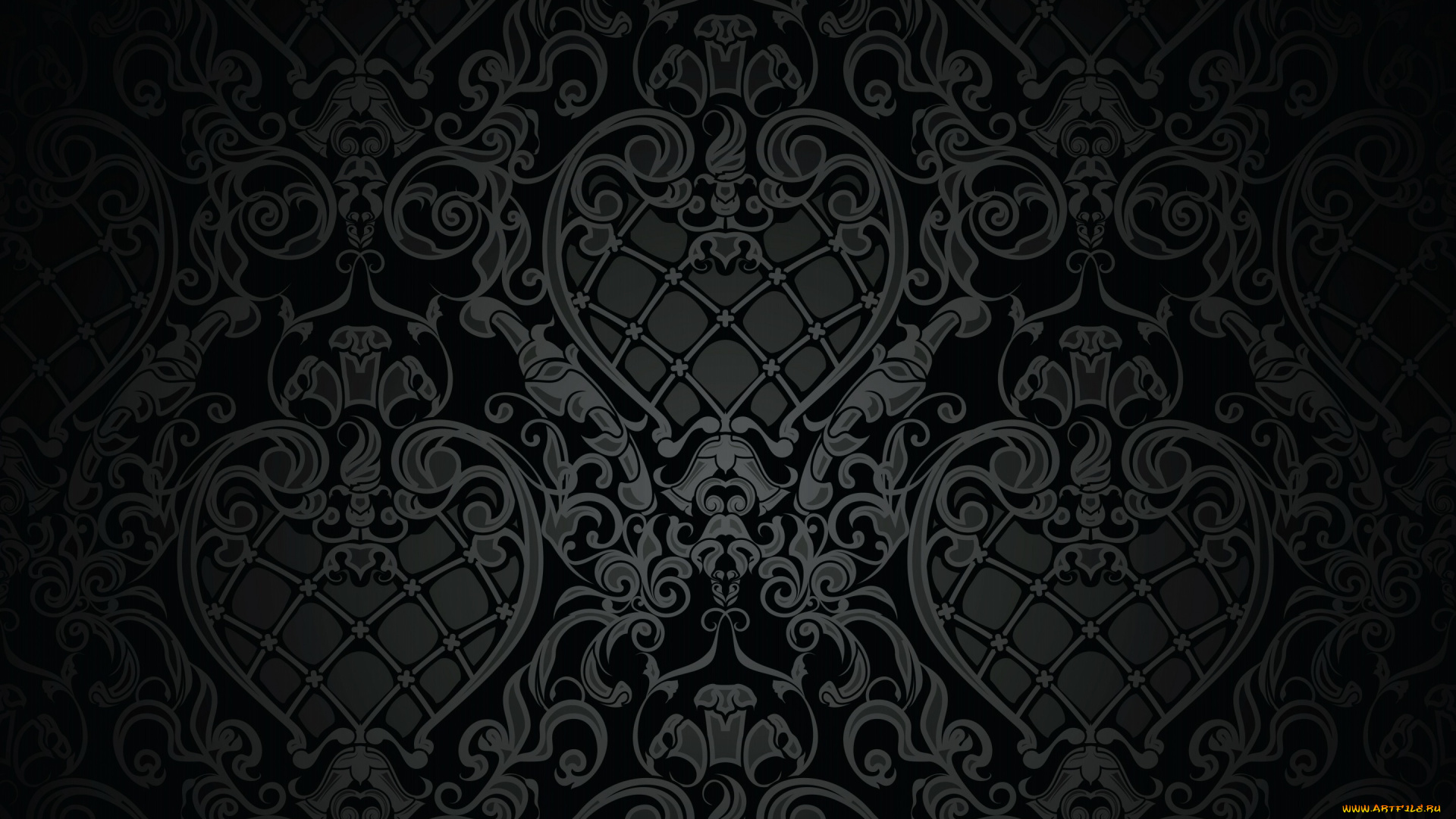 векторная, графика, другое, , other, vintage, dark, орнамент, узор, винтаж, pattern, gradient, vector, texture, background, black